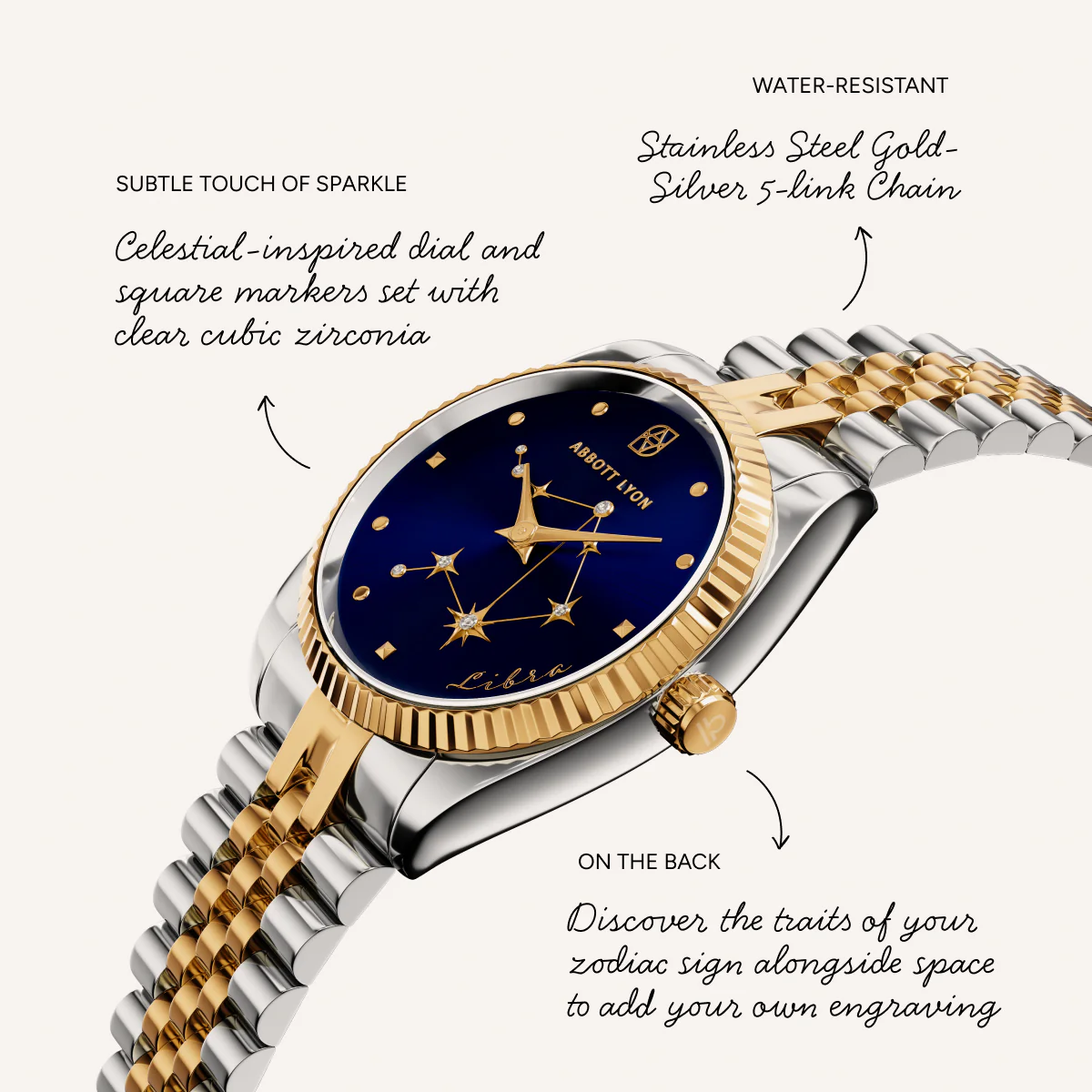 Belgravia 30 Zodiac Watch (Gold/Silver) - Image 3