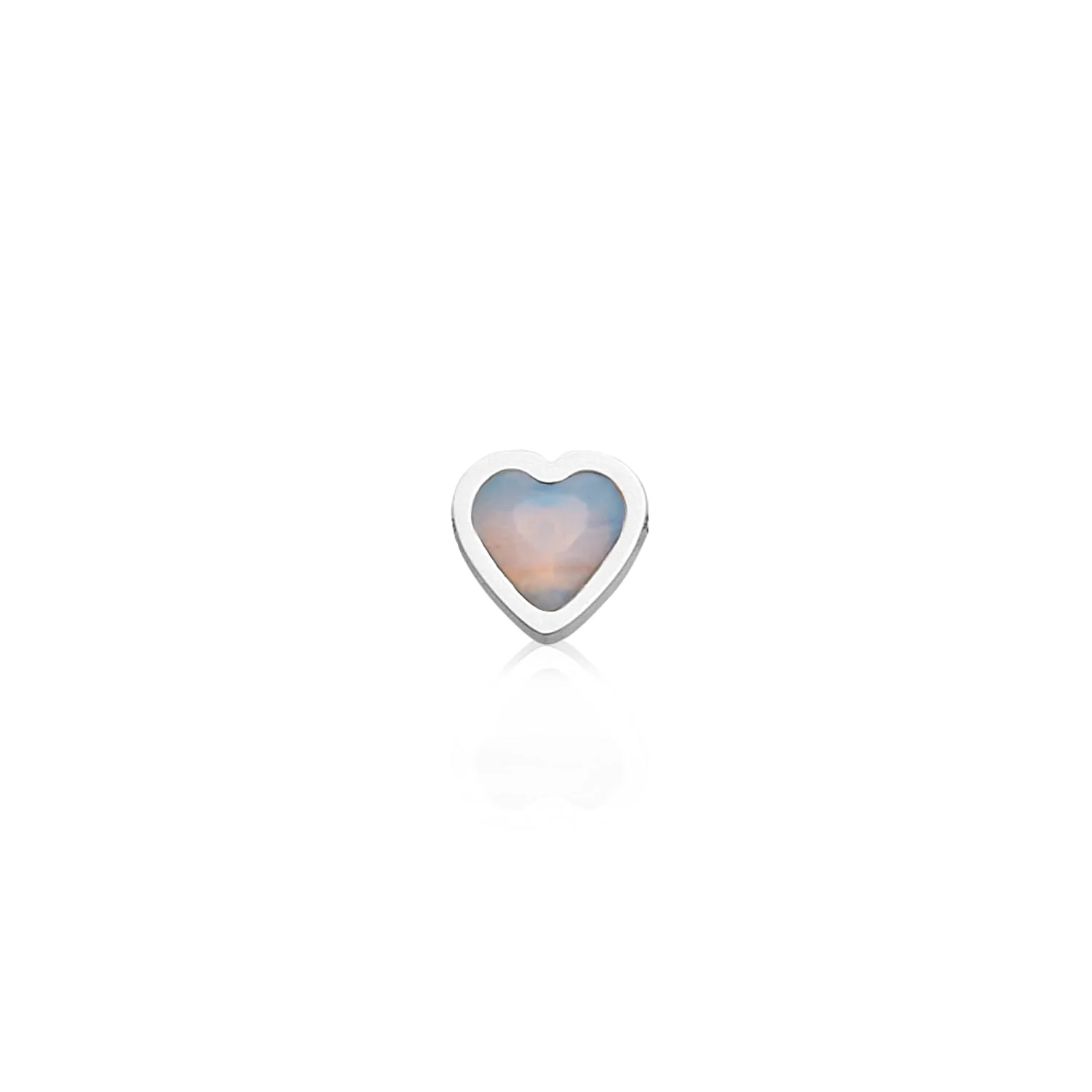 Made Mine Charms - Heart Birthstone Charms (Silver) - Image 12
