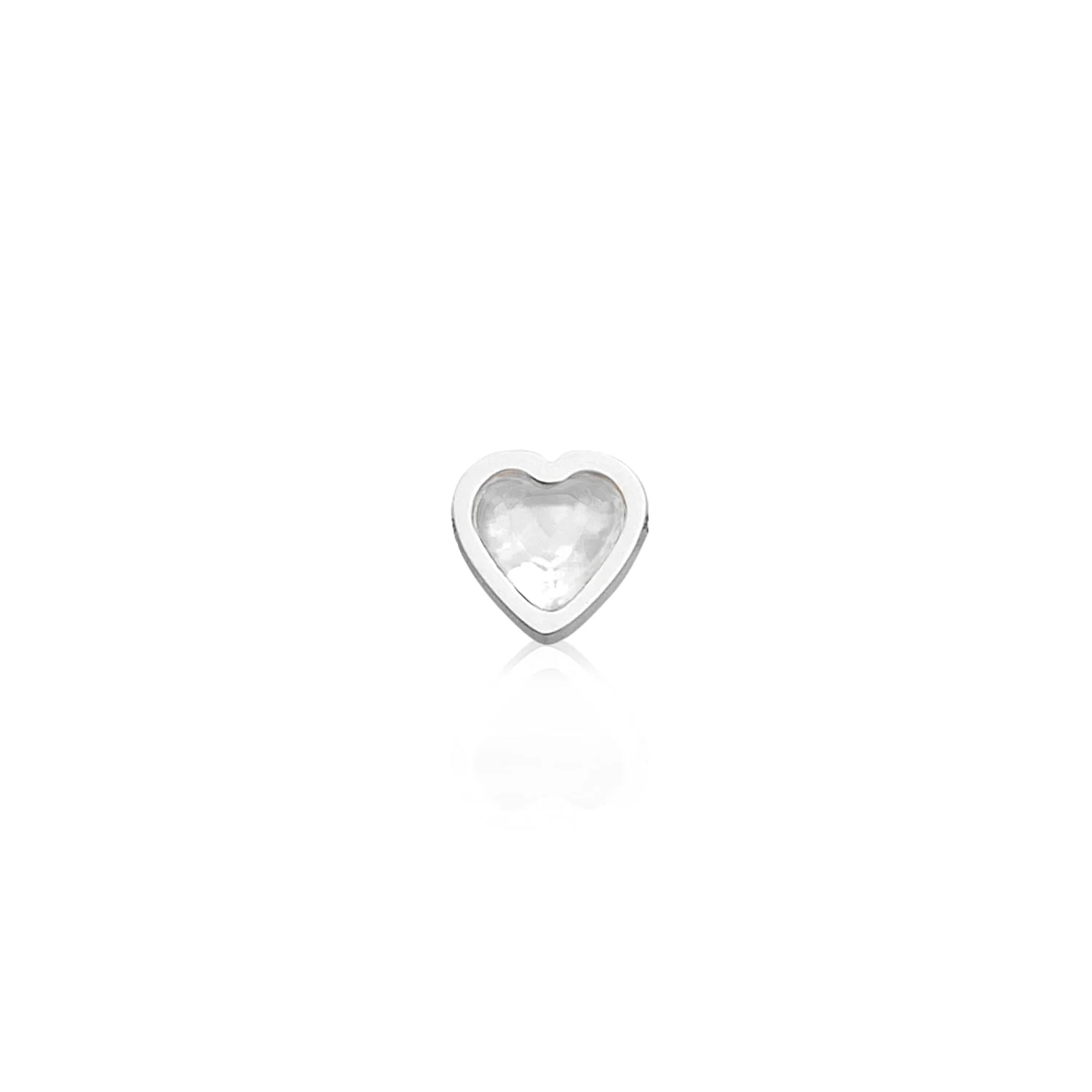 Made Mine Charms - Heart Birthstone Charms (Silver) - Image 6