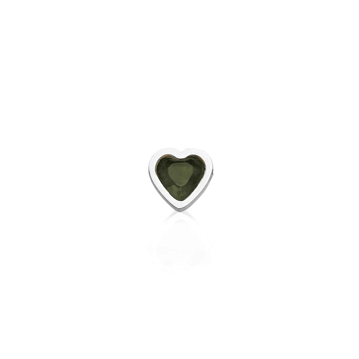 Made Mine Charms - Heart Birthstone Charms (Silver) - Image 7