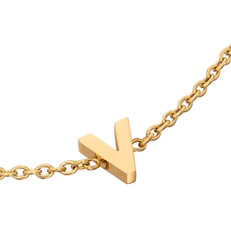 Birthstone & Made Mine Letter Bracelet (Gold) - Image 11