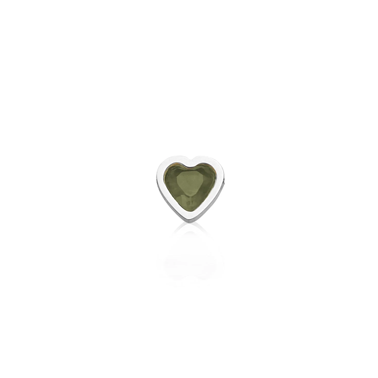 Birthstone Signature Name Necklace (Silver) - Image 13