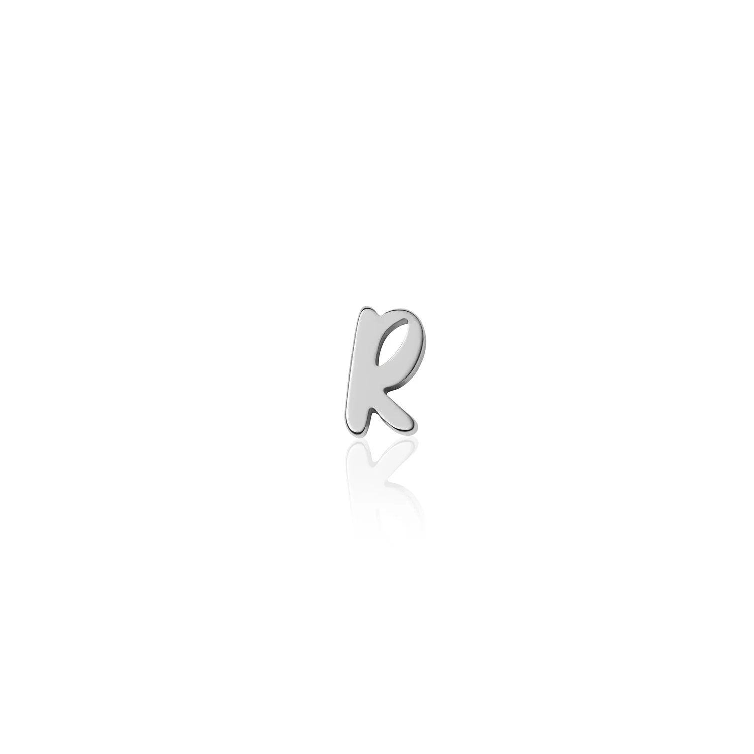 Fixed Charm - Handwritten Initial Charm (Silver) - Image 10