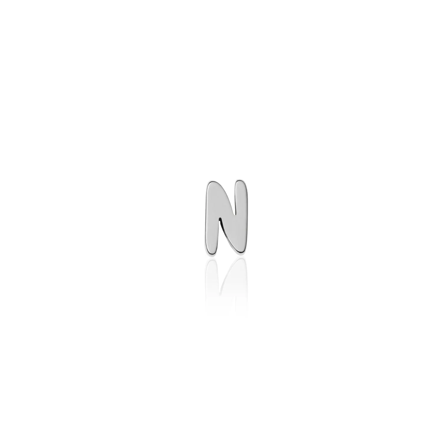 Fixed Charm - Handwritten Initial Charm (Silver) - Image 14