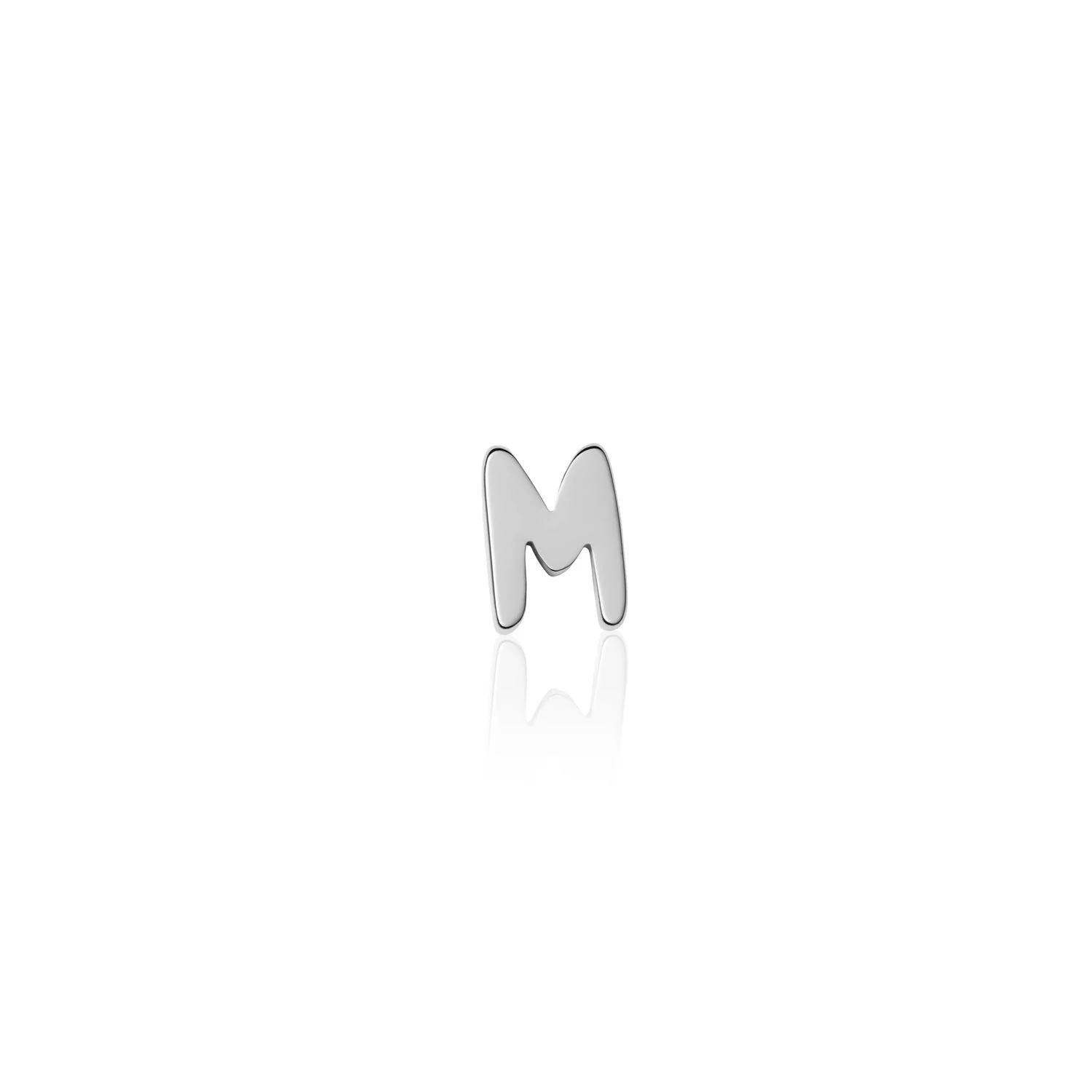 Fixed Charm - Handwritten Initial Charm (Silver) - Image 15