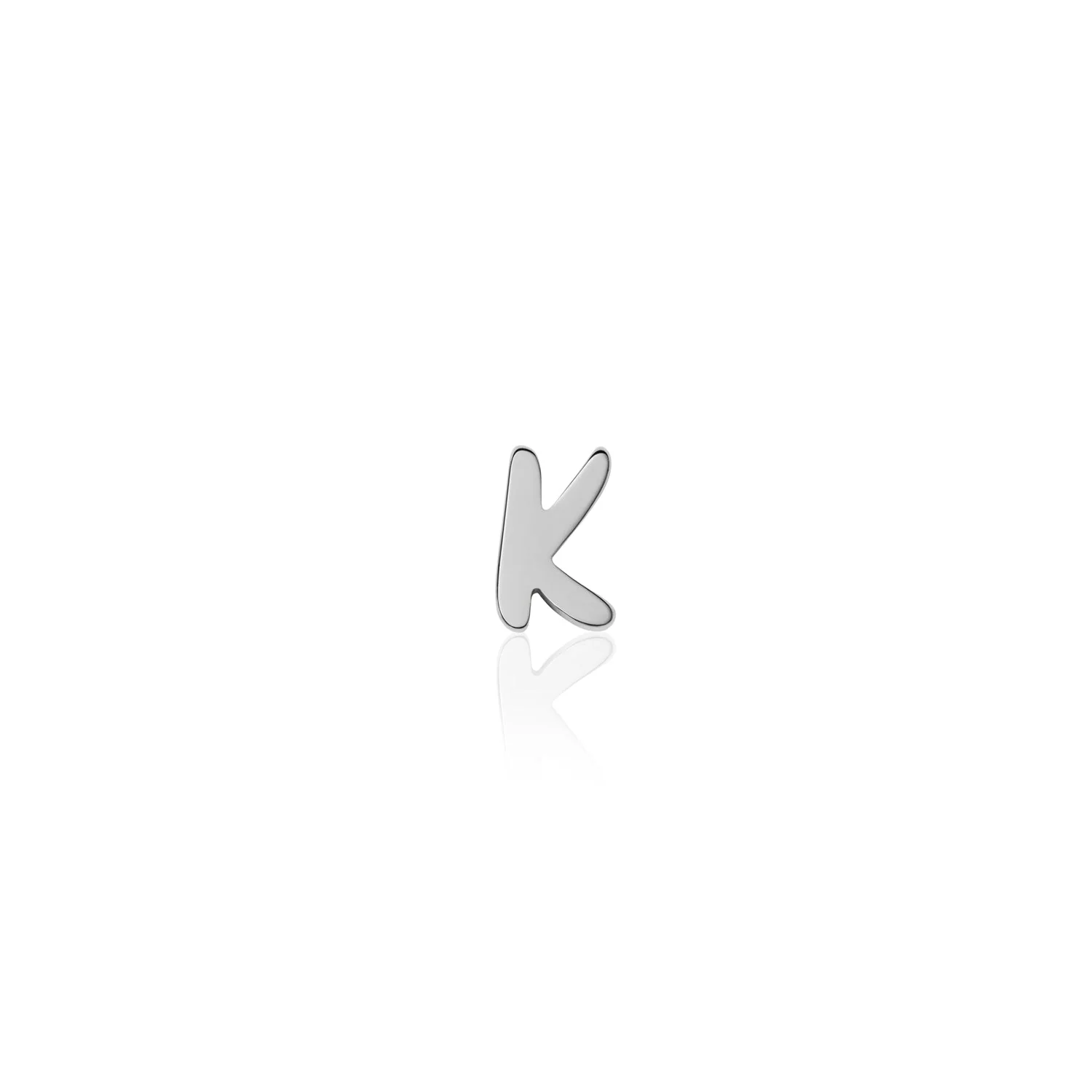 Fixed Charm - Handwritten Initial Charm (Silver) - Image 17
