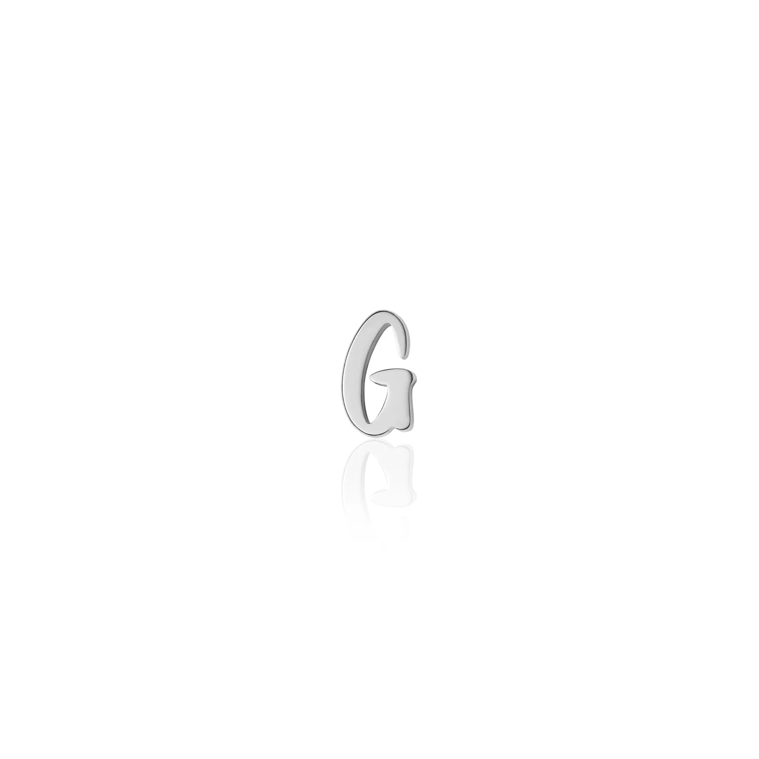 Fixed Charm - Handwritten Initial Charm (Silver) - Image 21