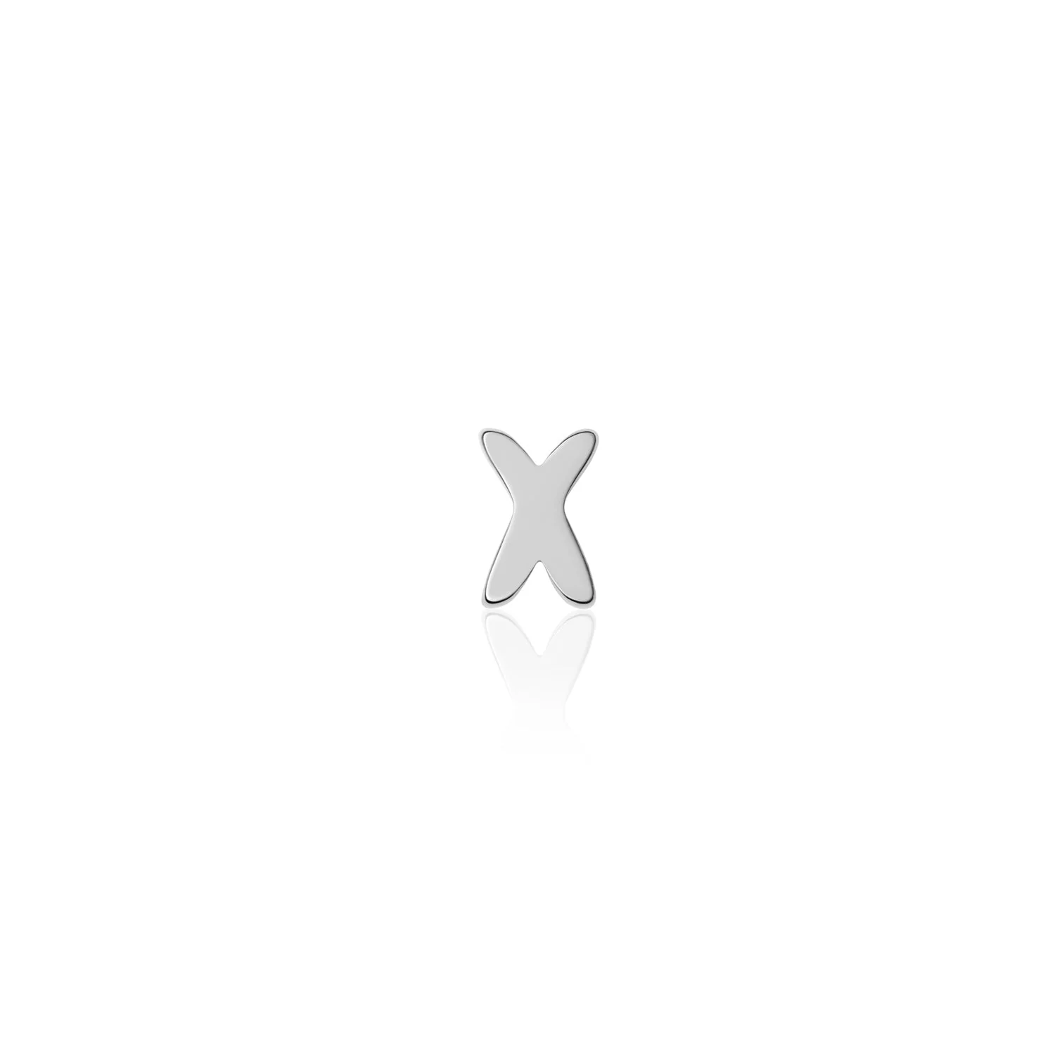 Fixed Charm - Handwritten Initial Charm (Silver) - Image 4