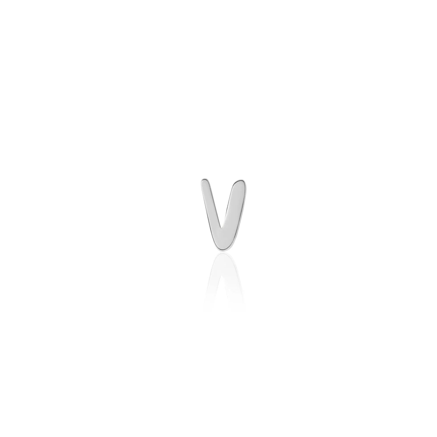 Fixed Charm - Handwritten Initial Charm (Silver) - Image 6