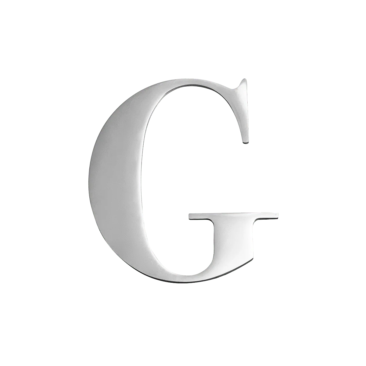 Silver Small Metal Letter - Image 7