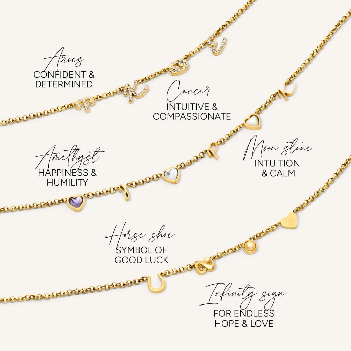 Made Mine Charm Bracelet (Gold) - Image 6