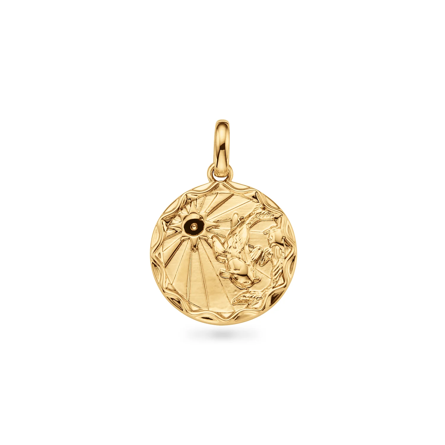 Custom Zodiac Coin Necklace (Gold) - Image 14