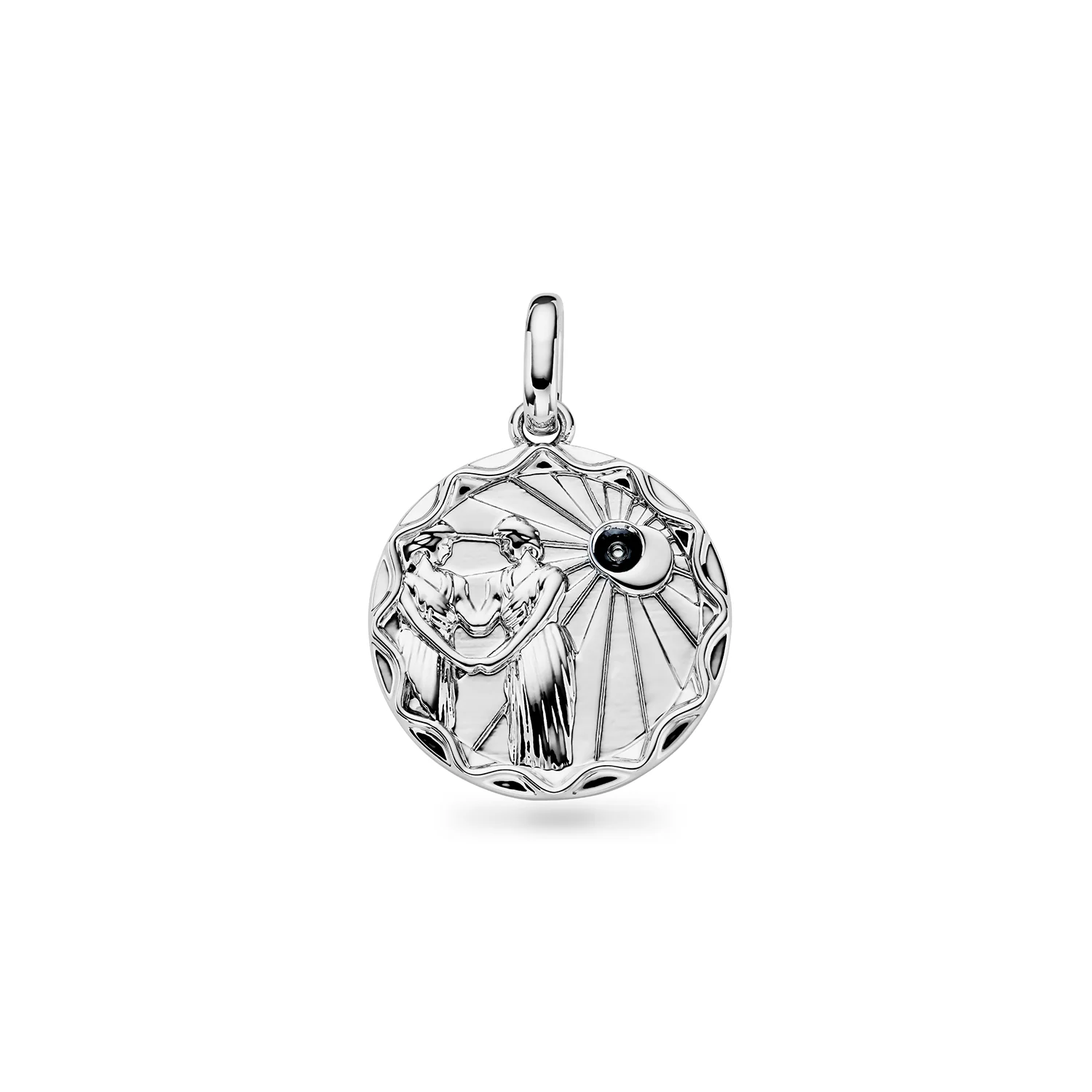 Custom Zodiac Coin Necklace (Silver) - Image 11