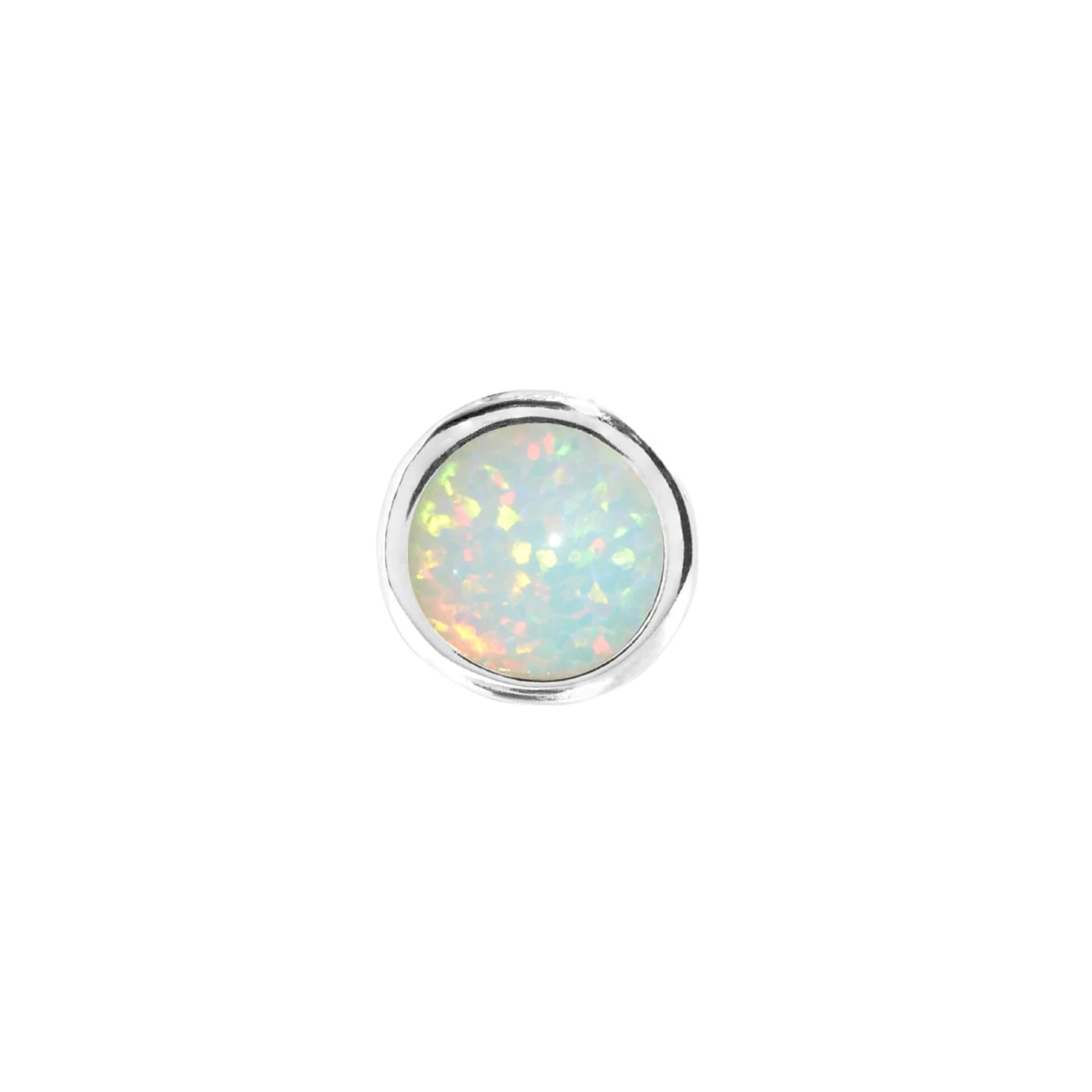 Double Initial Icon - Birthstone (Silver) - Image 11