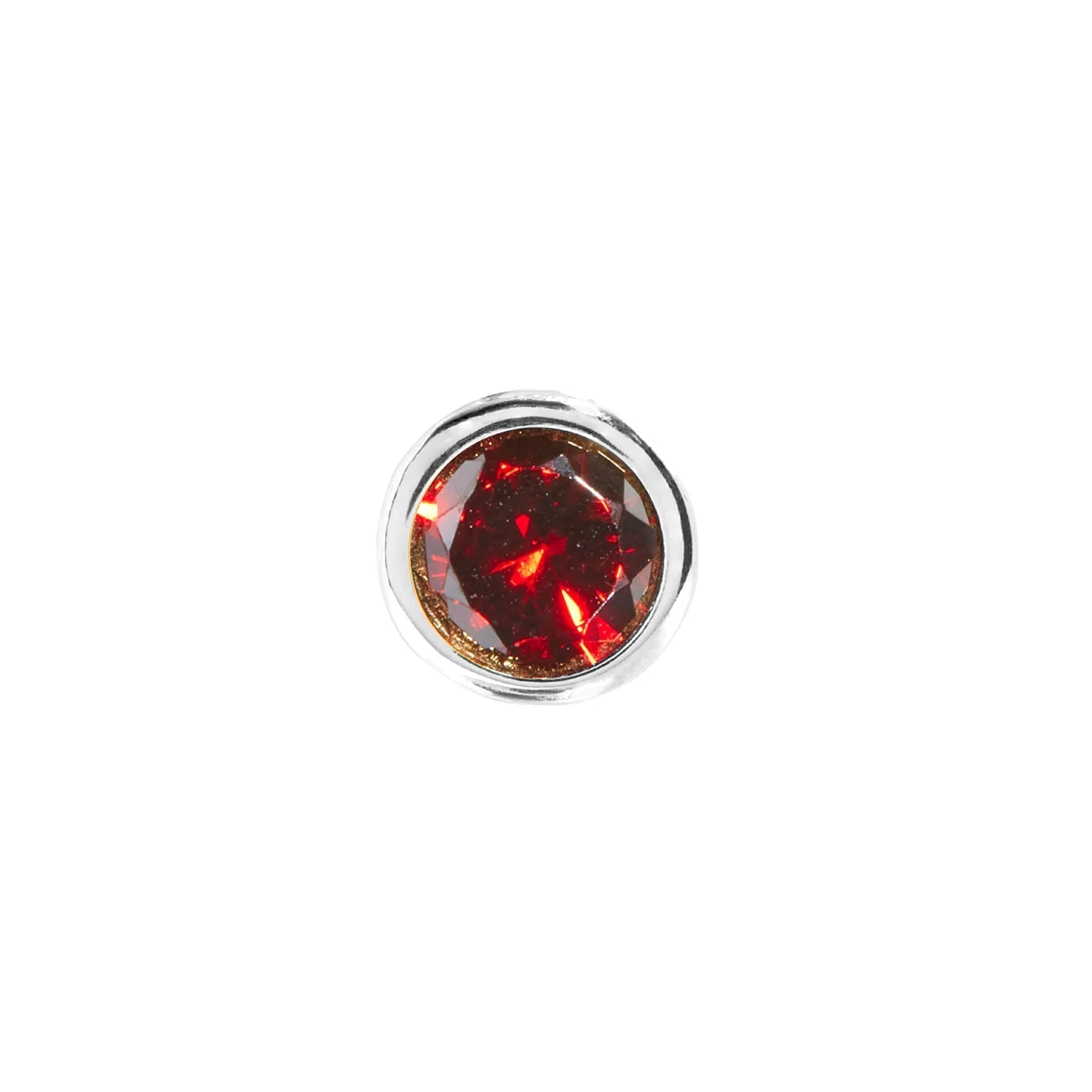Double Initial Icon - Birthstone (Silver) - Image 2