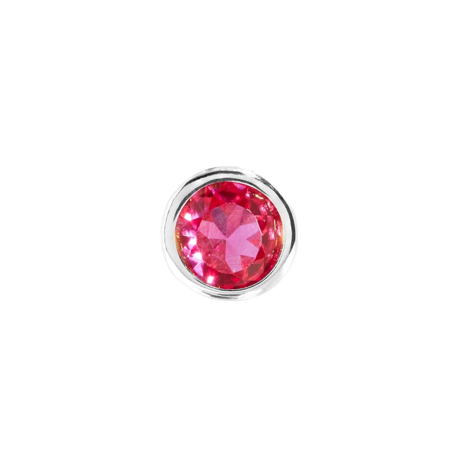 Double Initial Icon - Birthstone (Silver) - Image 8