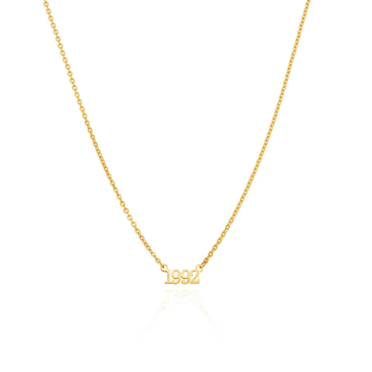 Editorial Date Necklace (Gold) - Image 13