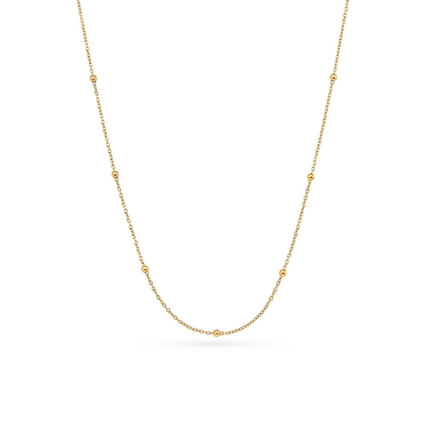 Floating Charm Cushion Locket Necklace (Gold) - Image 9