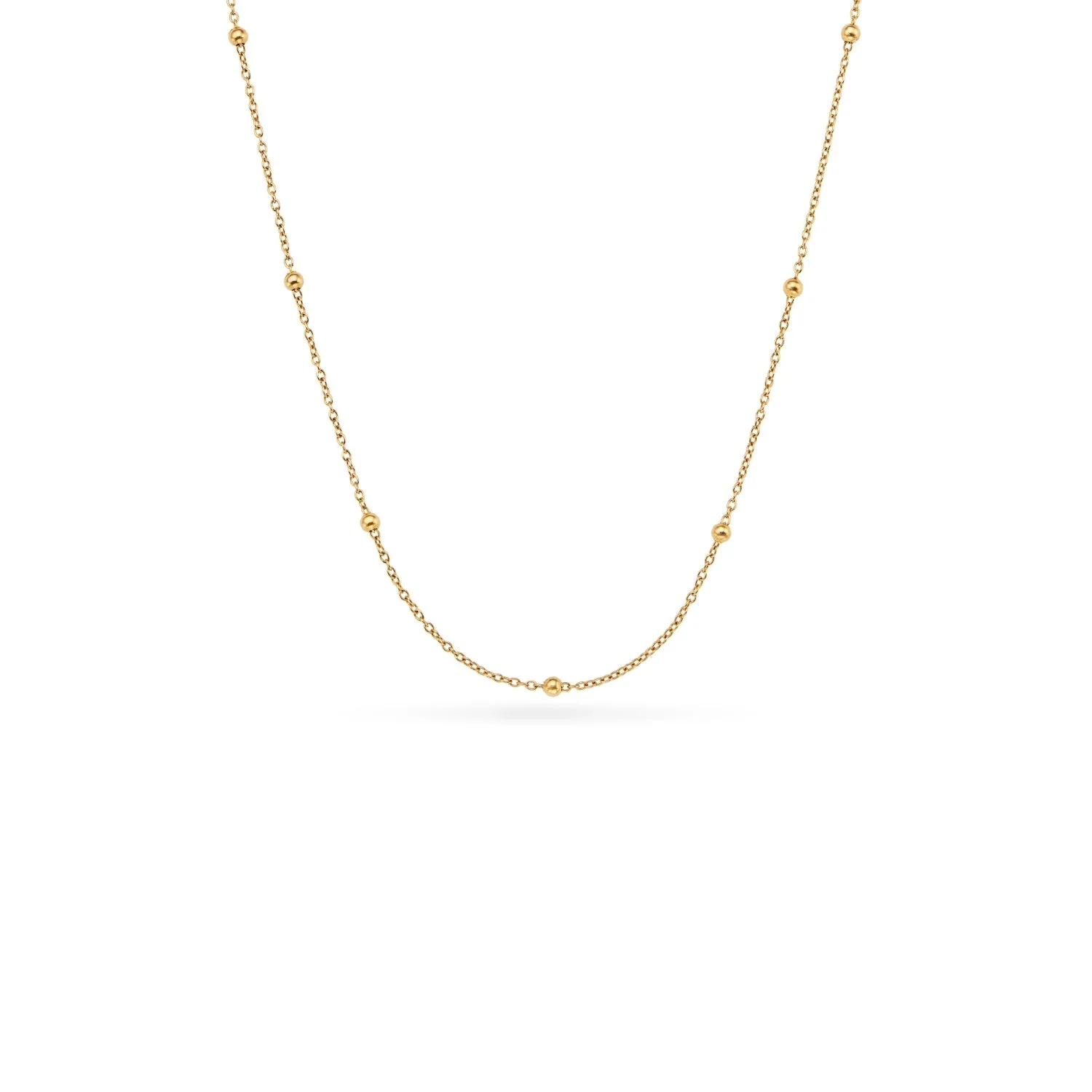 Floating Charm Heart Locket Necklace (Gold) - Image 10