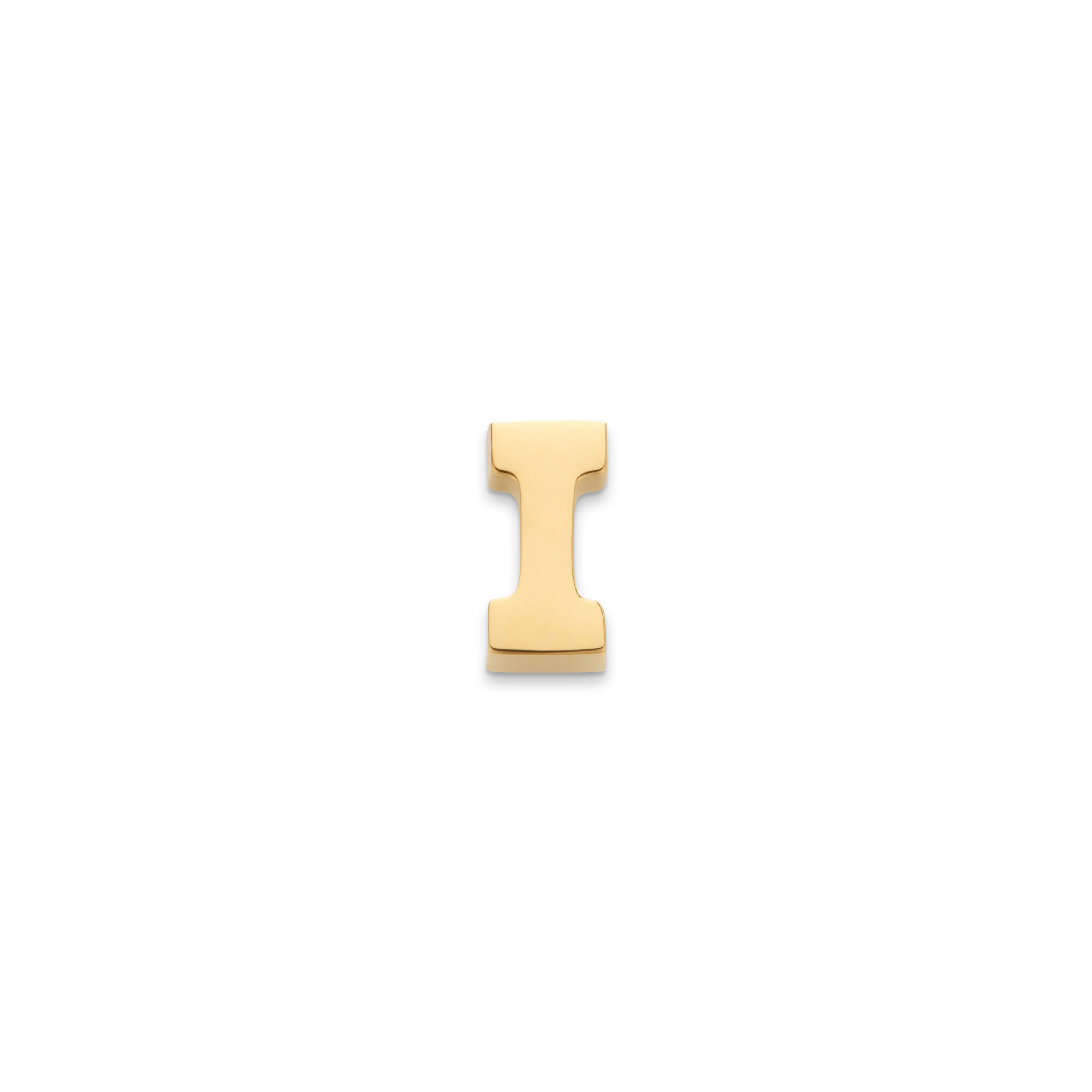Made Mine Charms - Block Initial Charm (Gold) - Image 10