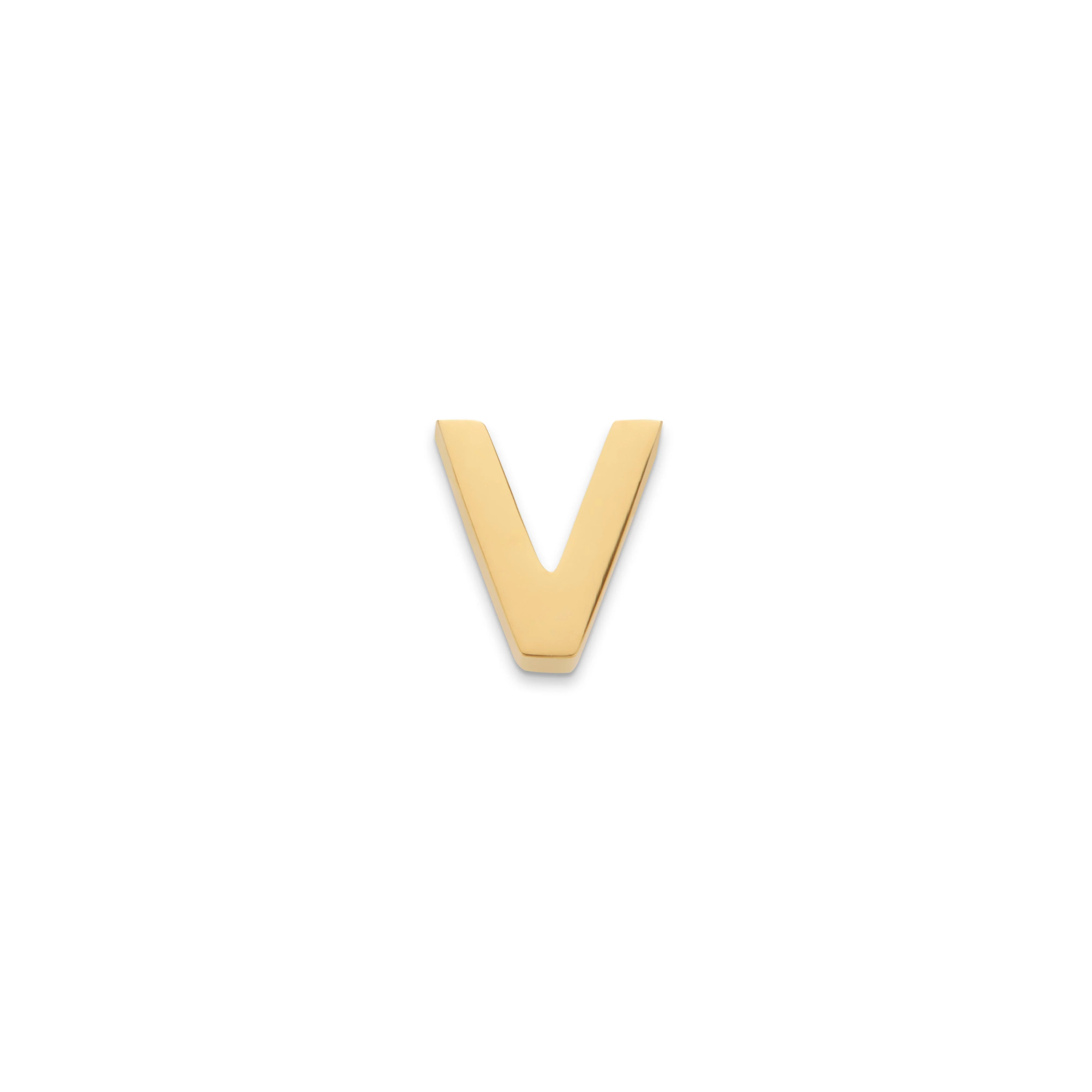 Made Mine Charms - Block Initial Charm (Gold) - Image 23