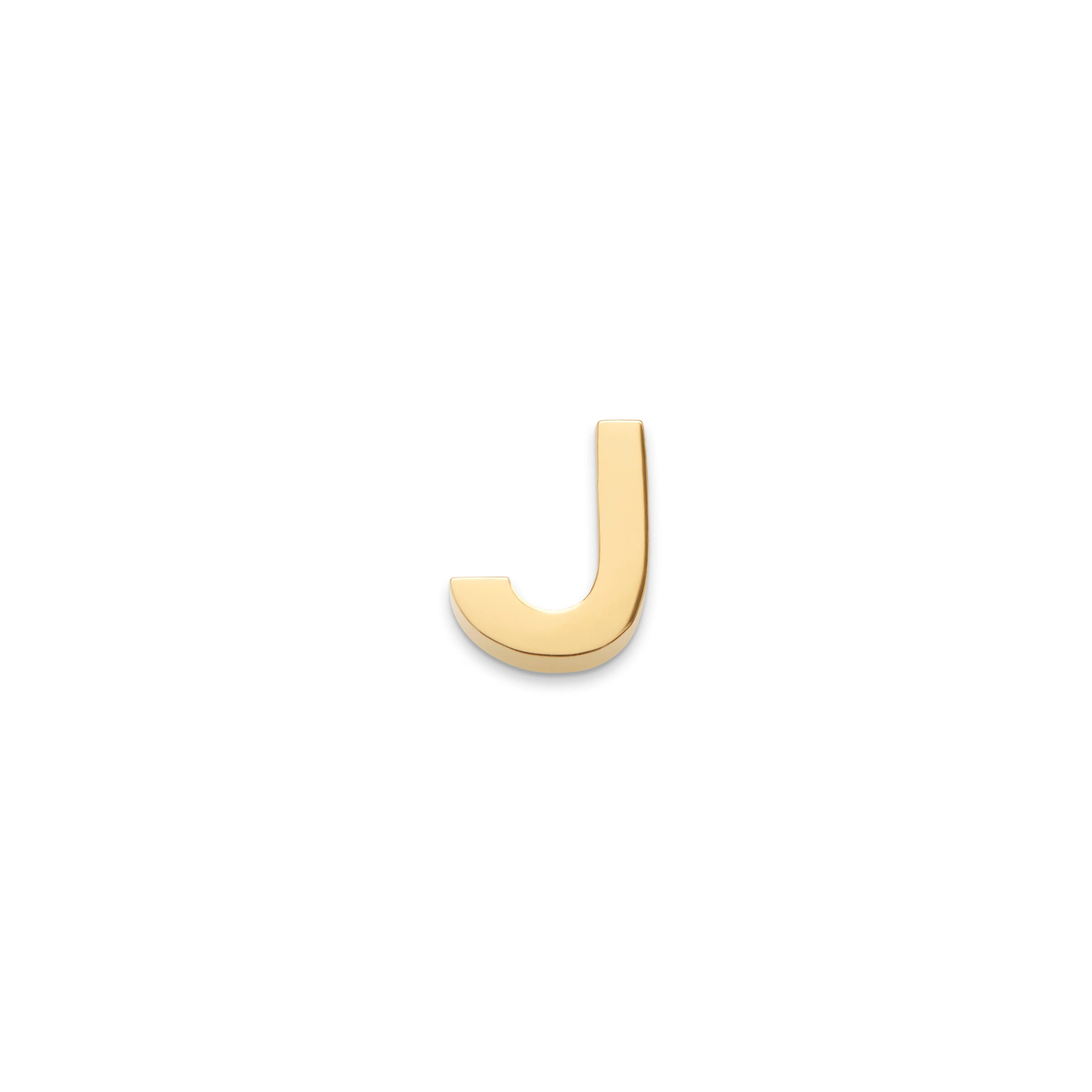 Made Mine Charms - Block Initial Charm (Gold) - Image 11