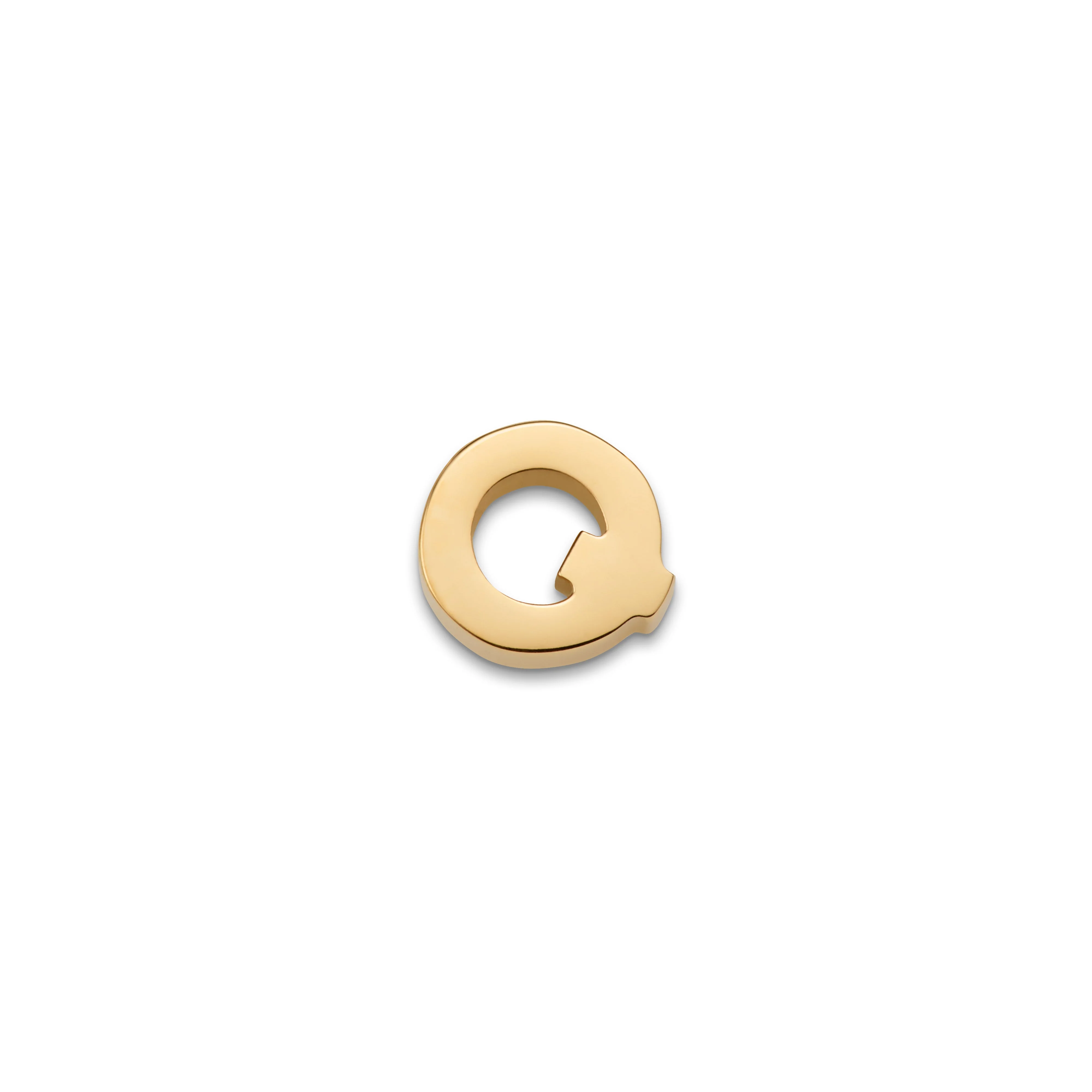 Made Mine Charms - Block Initial Charm (Gold) - Image 18