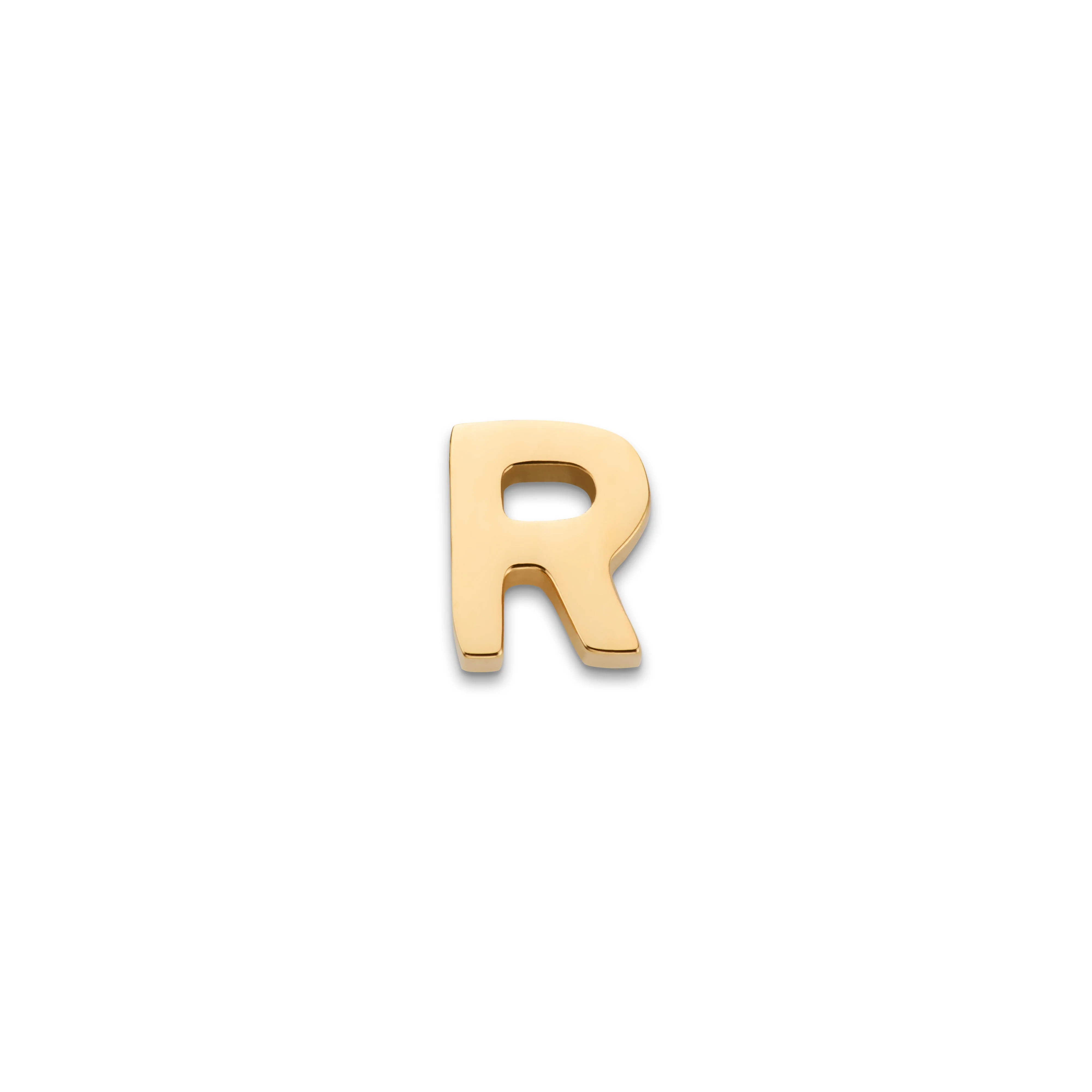 Made Mine Charms - Block Initial Charm (Gold) - Image 19