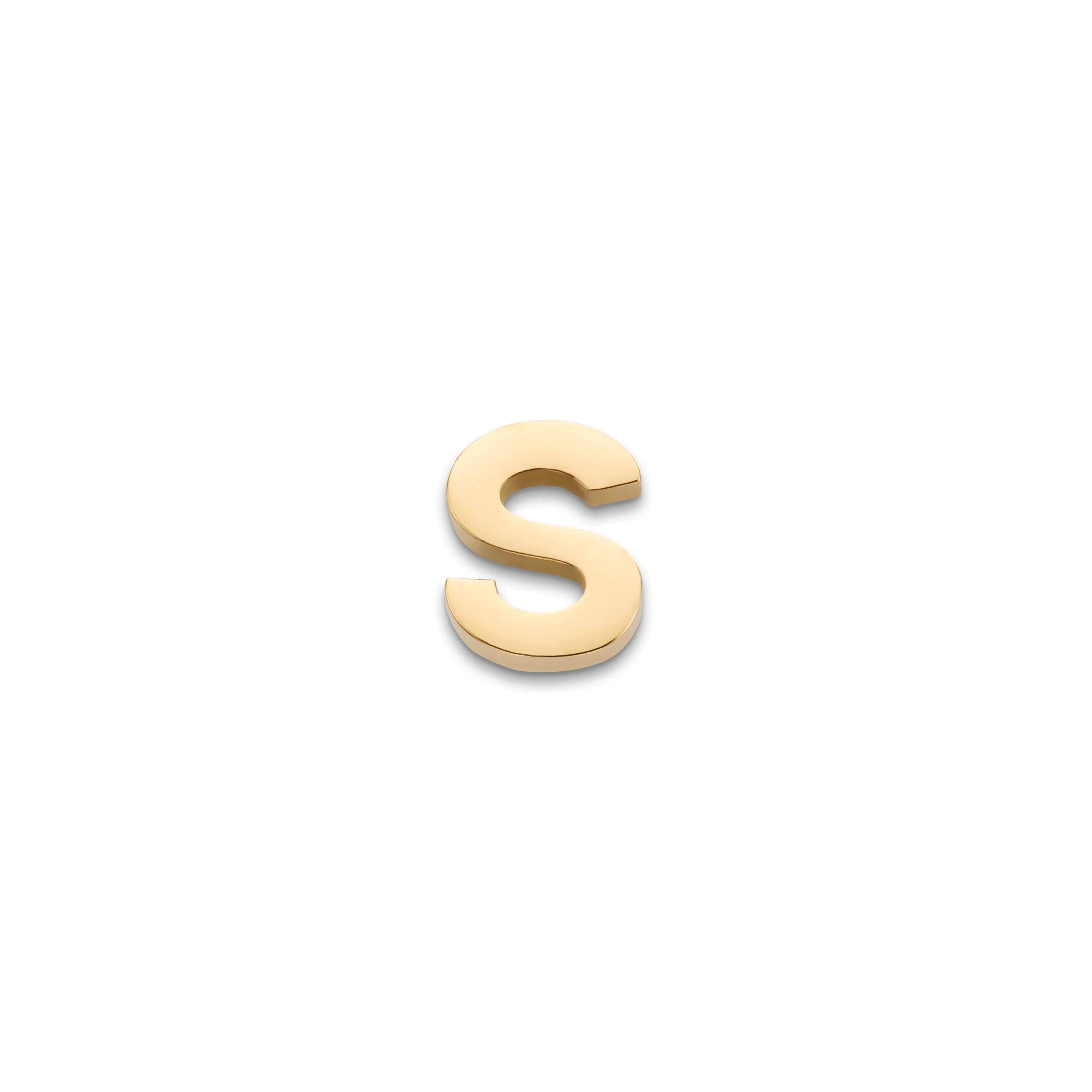 Made Mine Charms - Block Initial Charm (Gold) - Image 20