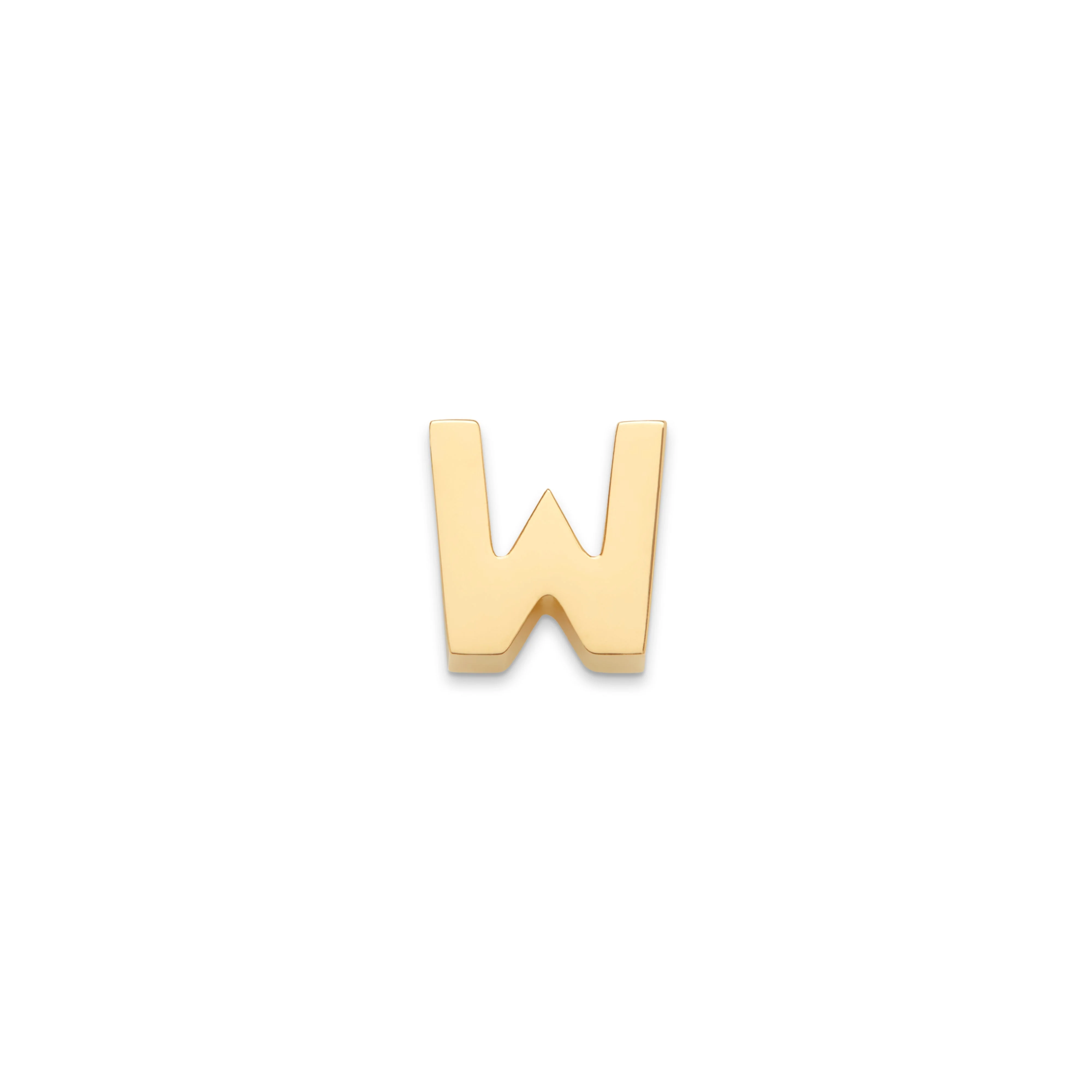 Made Mine Charms - Block Initial Charm (Gold) - Image 24