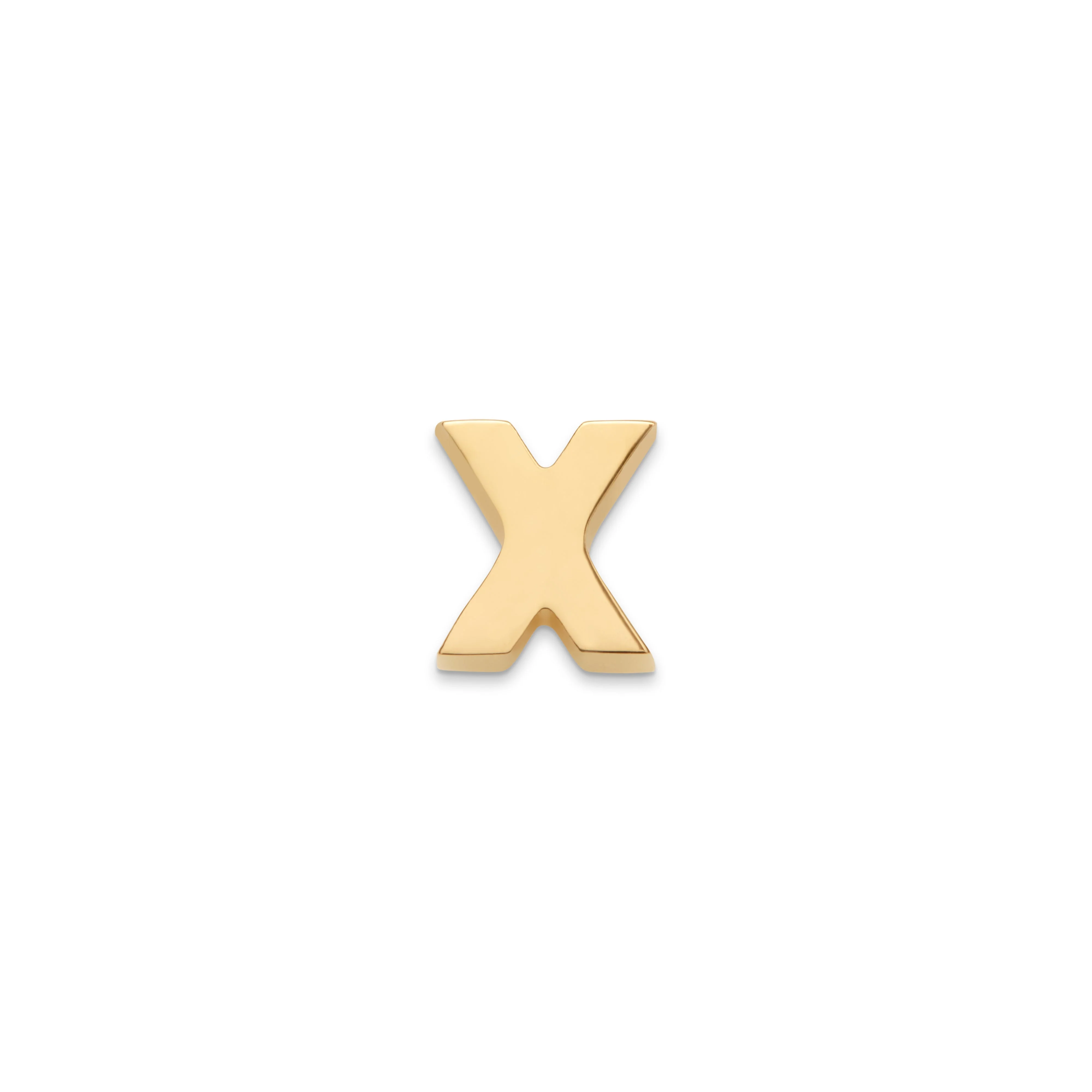 Made Mine Charms - Block Initial Charm (Gold) - Image 25