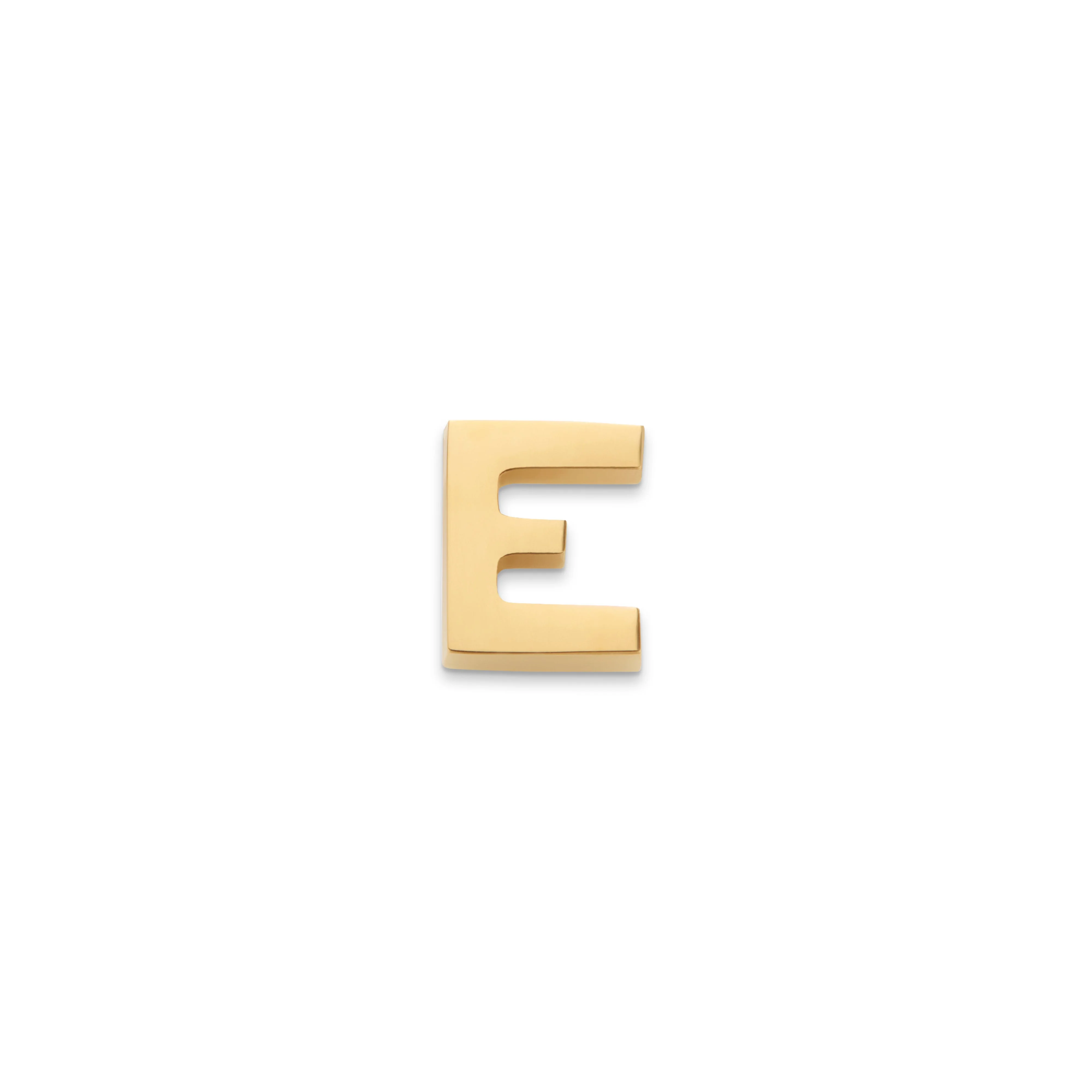 Made Mine Charms - Block Initial Charm (Gold) - Image 6