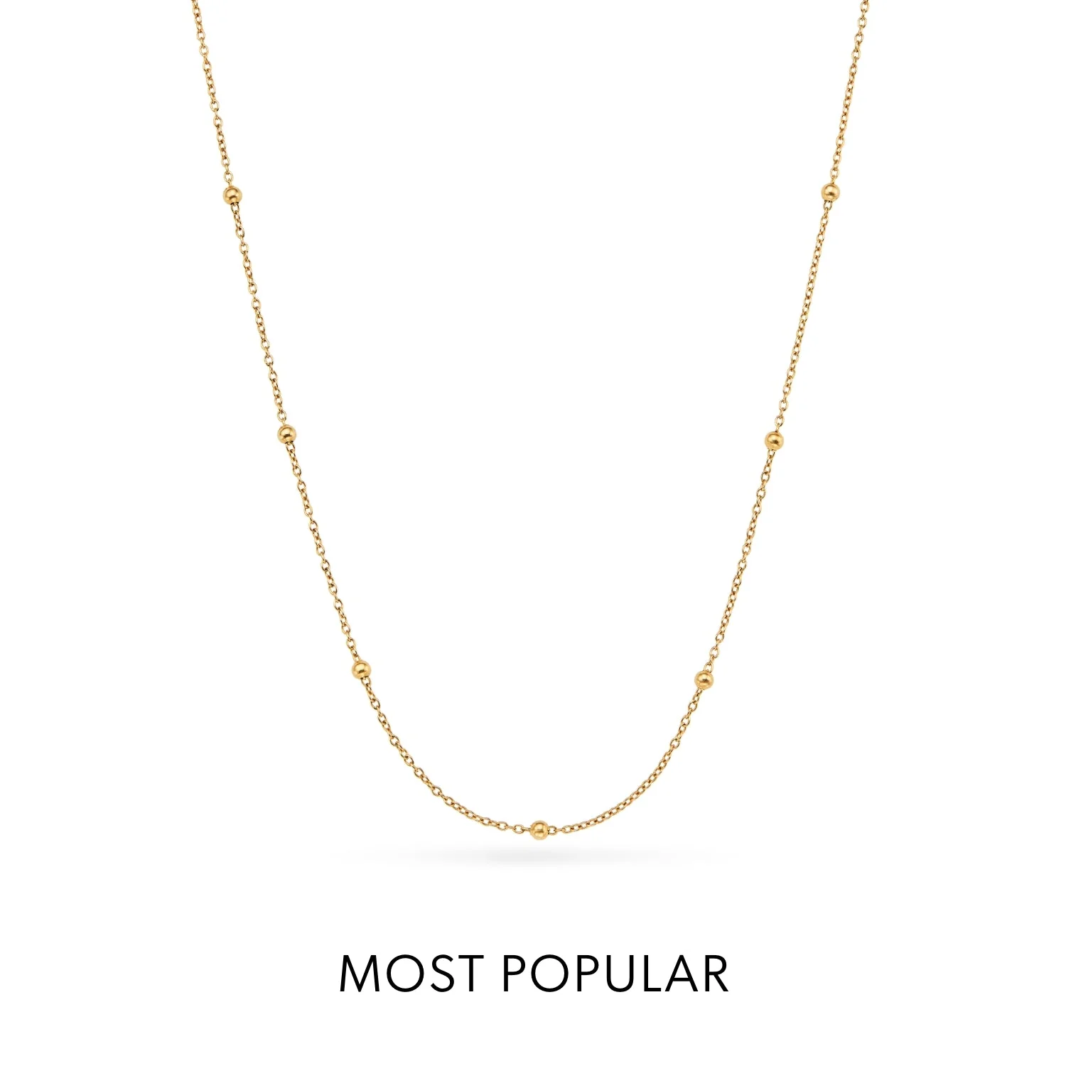 Initial Necklace (Gold) - Image 14