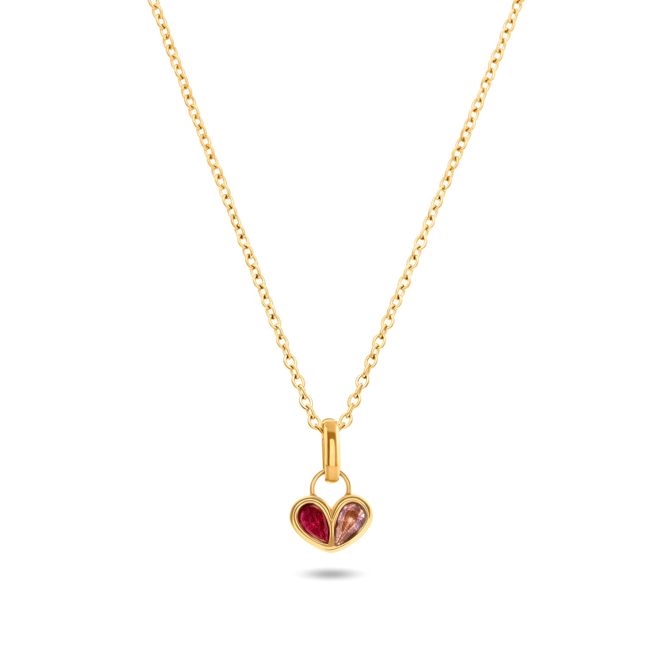 Harmony Heart Necklace (Gold)