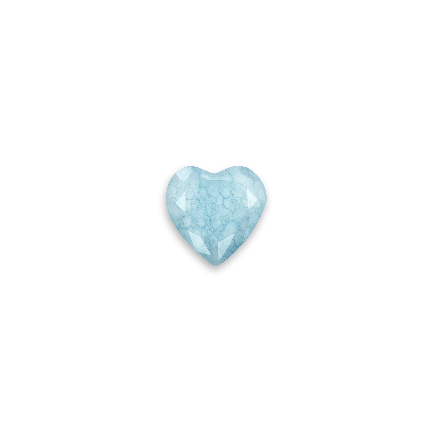 Heart Birthstone Necklace Charm - Image 10