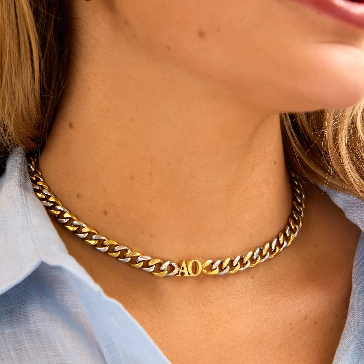 Initial Choker (Gold/Silver) - Image 5