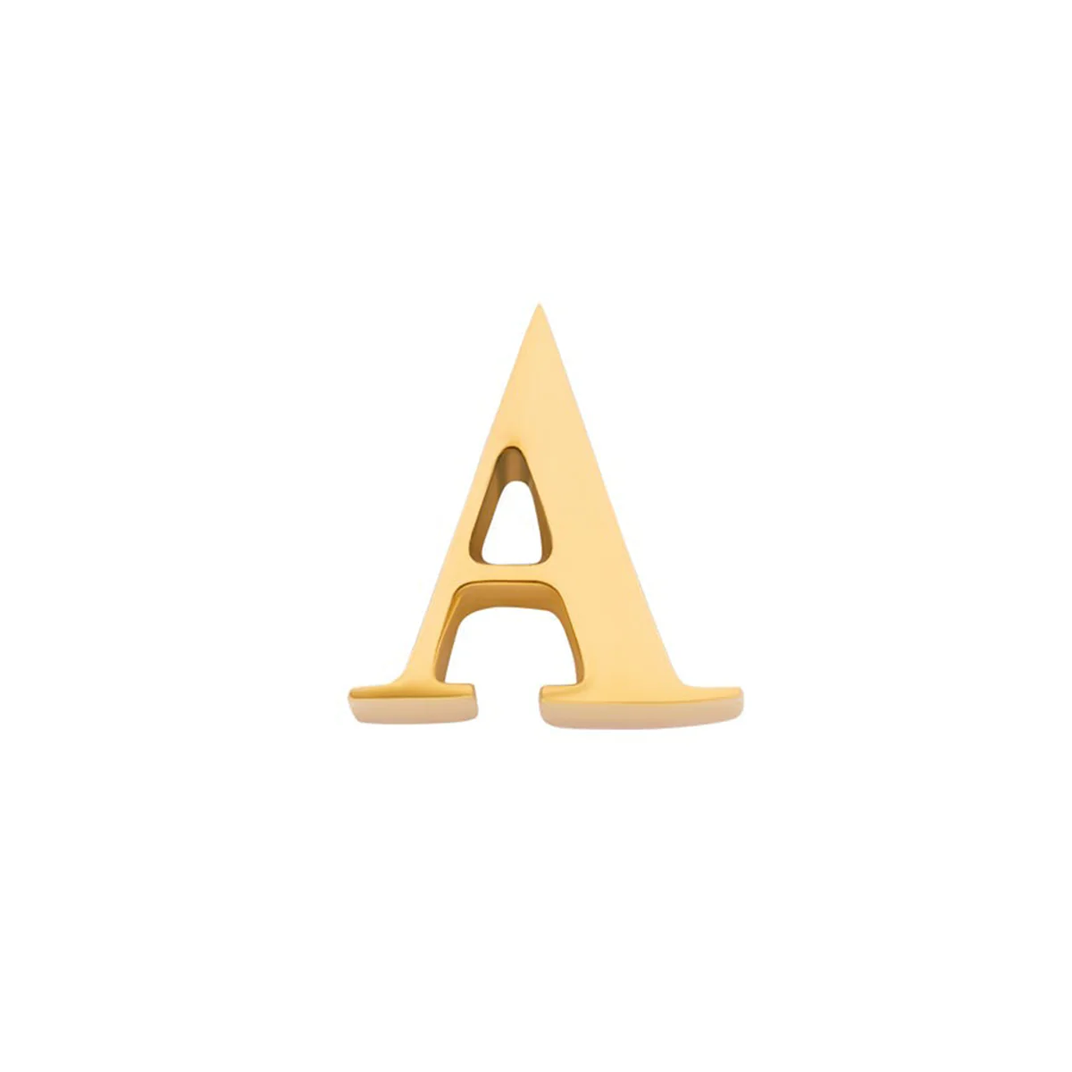 Initial Necklace Charm (Gold)