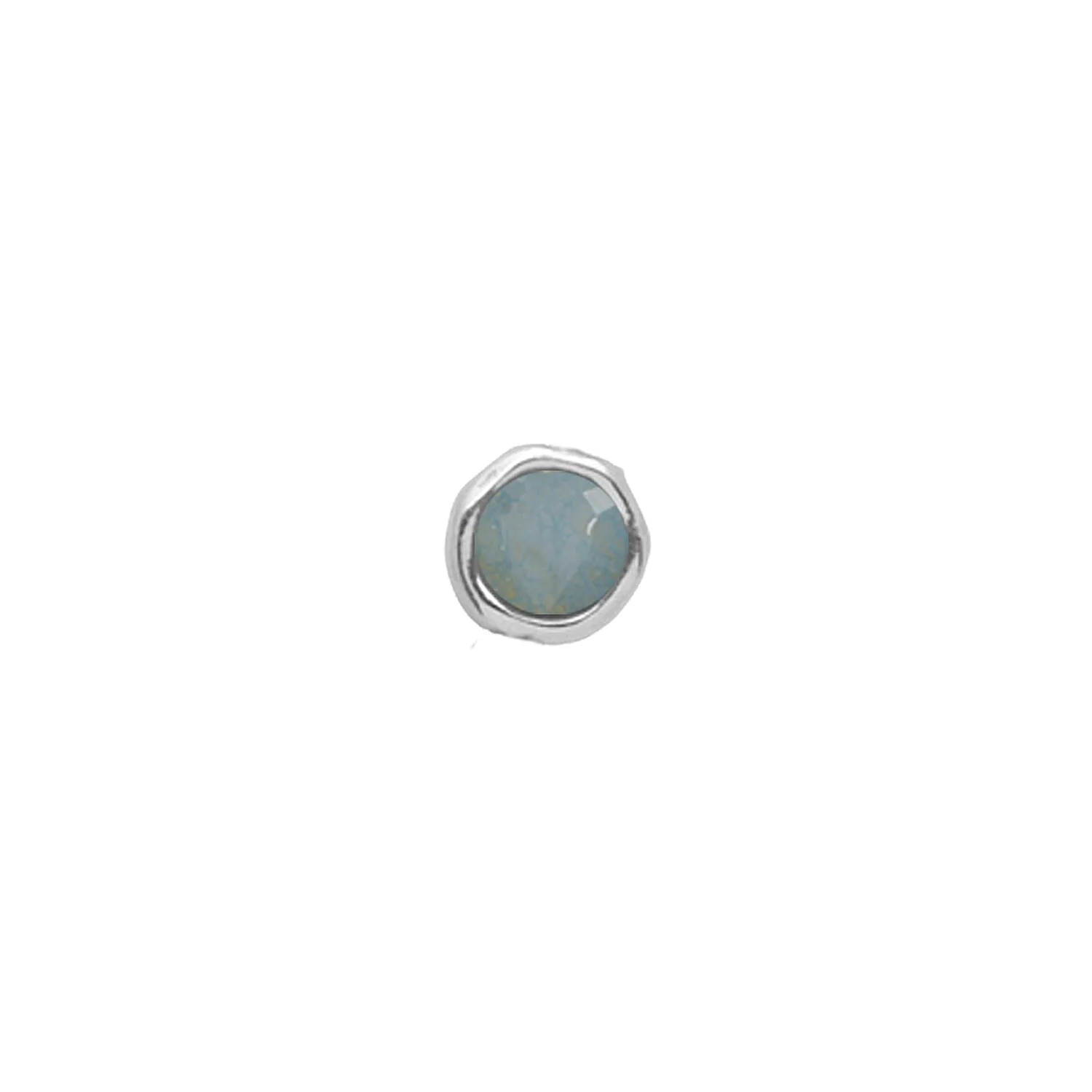Made Mine Initials & Birthstone Necklace (Silver) - Image 18
