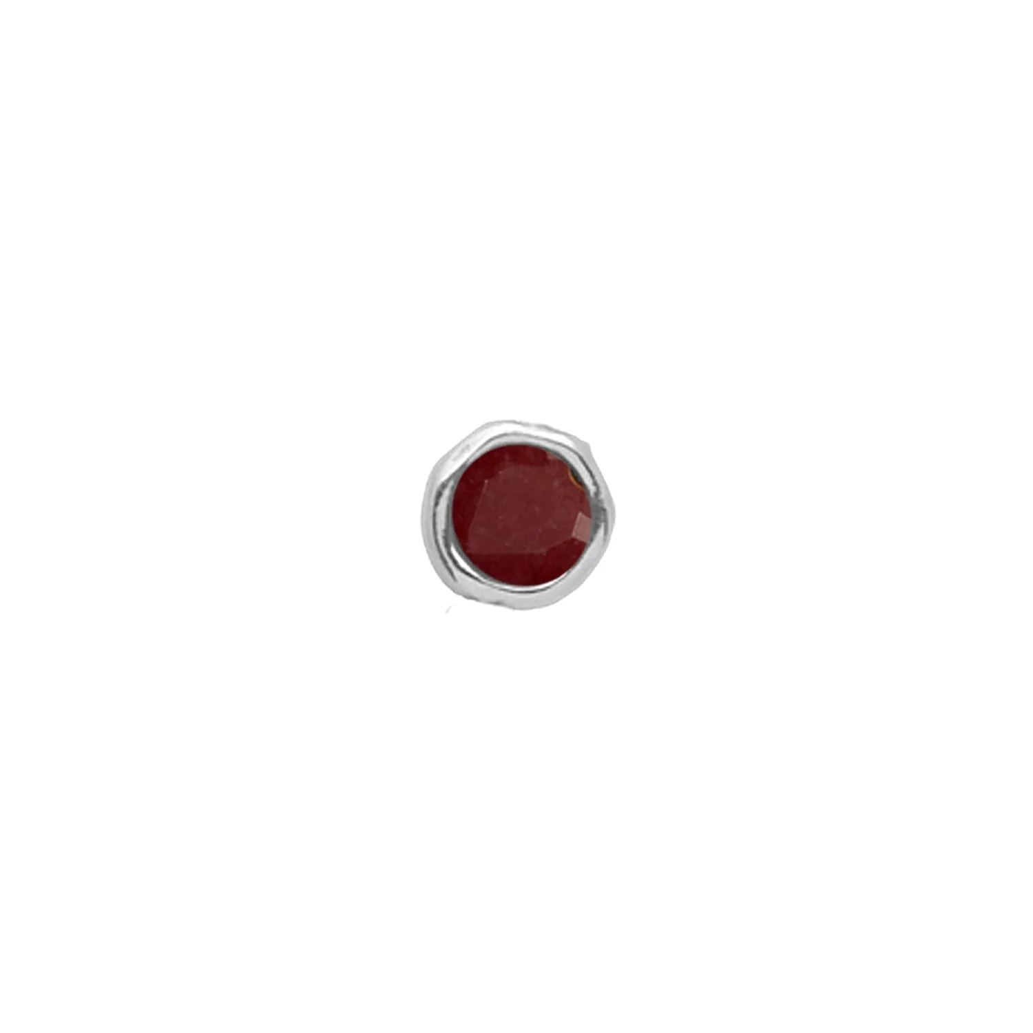 Made Mine Initials & Birthstone Necklace (Silver) - Image 7