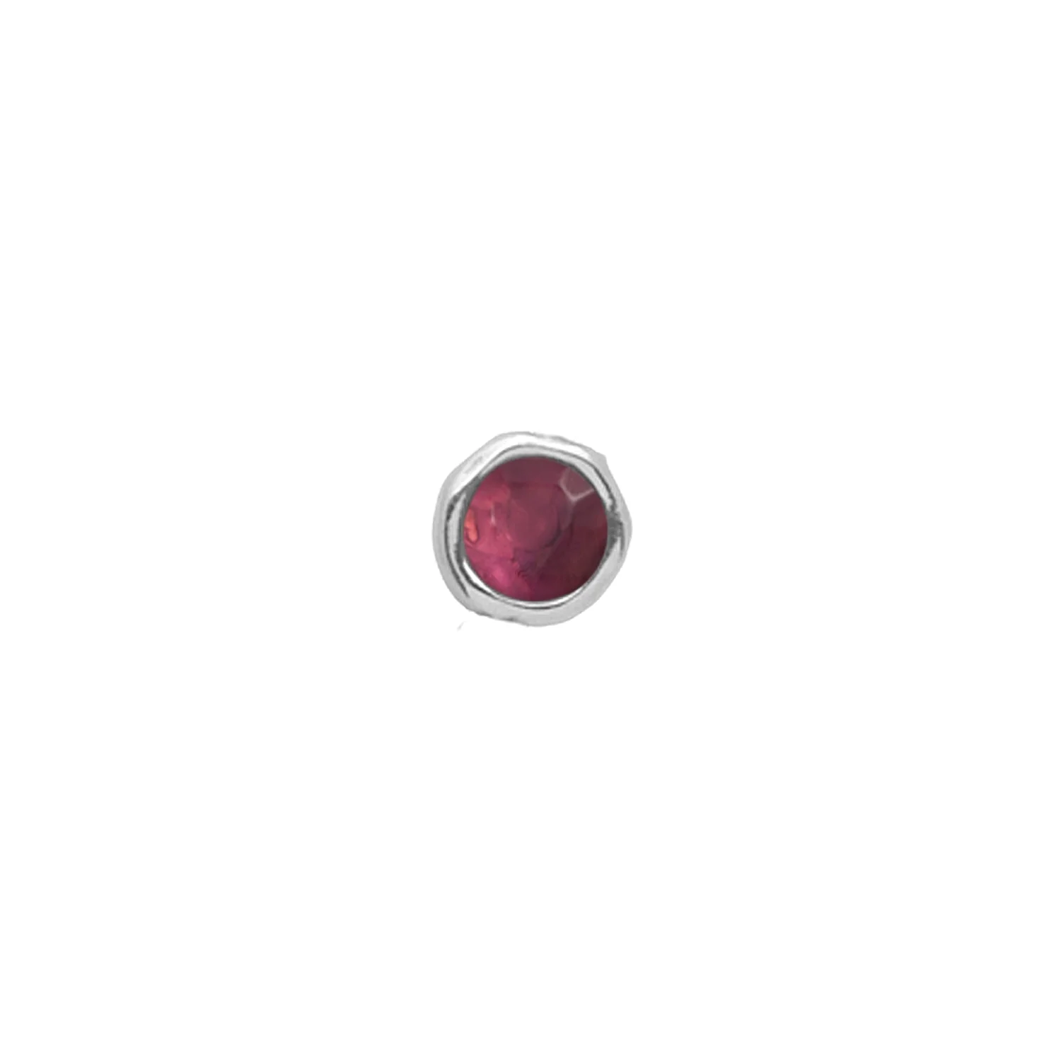 Made Mine Initials & Birthstone Necklace (Silver) - Image 8