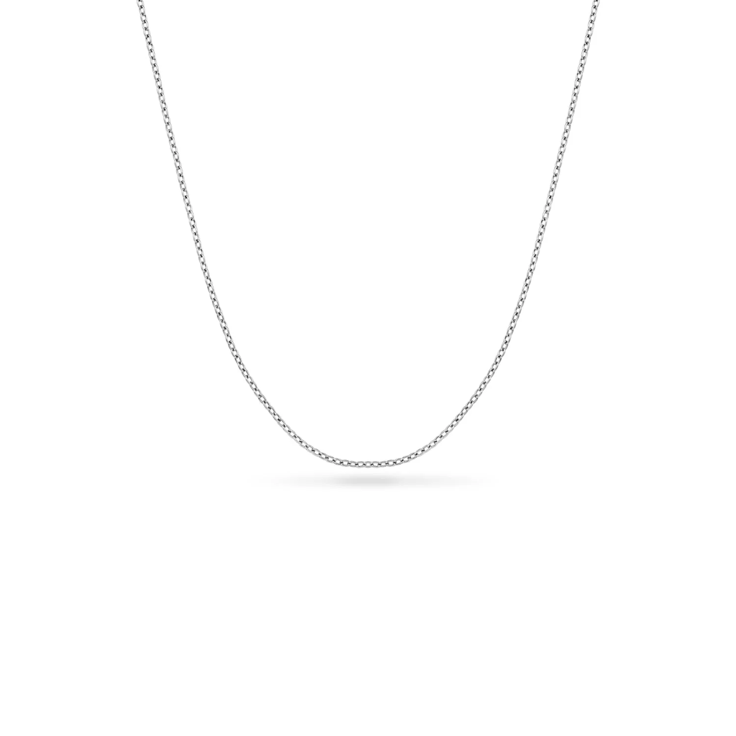 Layering Fine Chain Necklace (Silver) - Image 2
