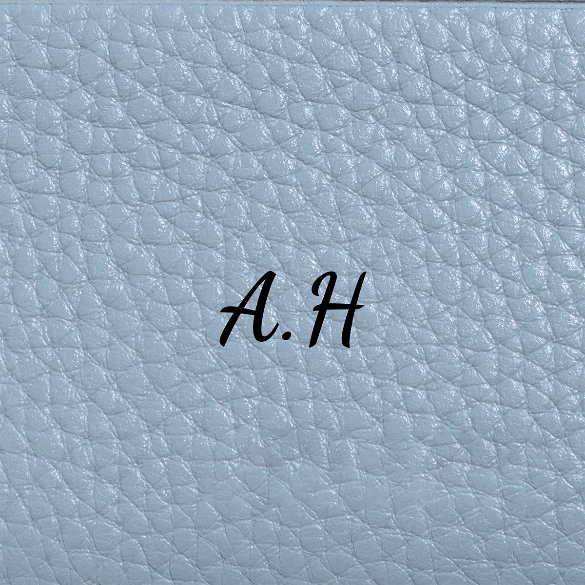 Leather Mirror Keyring (Powder Blue) - Image 11