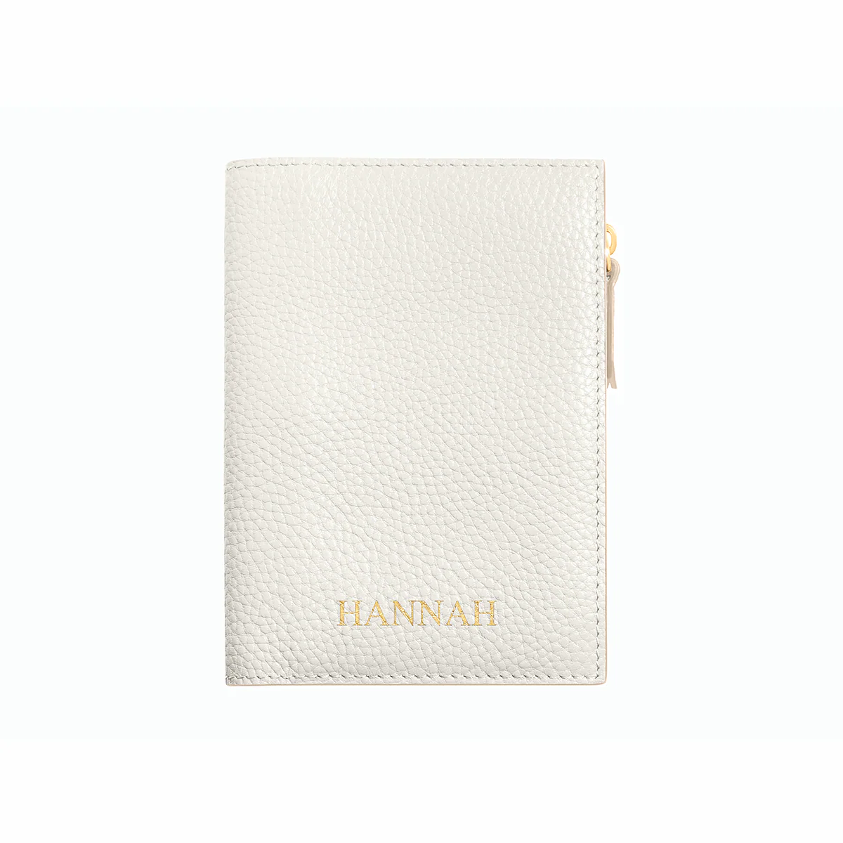 Leather Passport Holder (Ivory) - Image 5