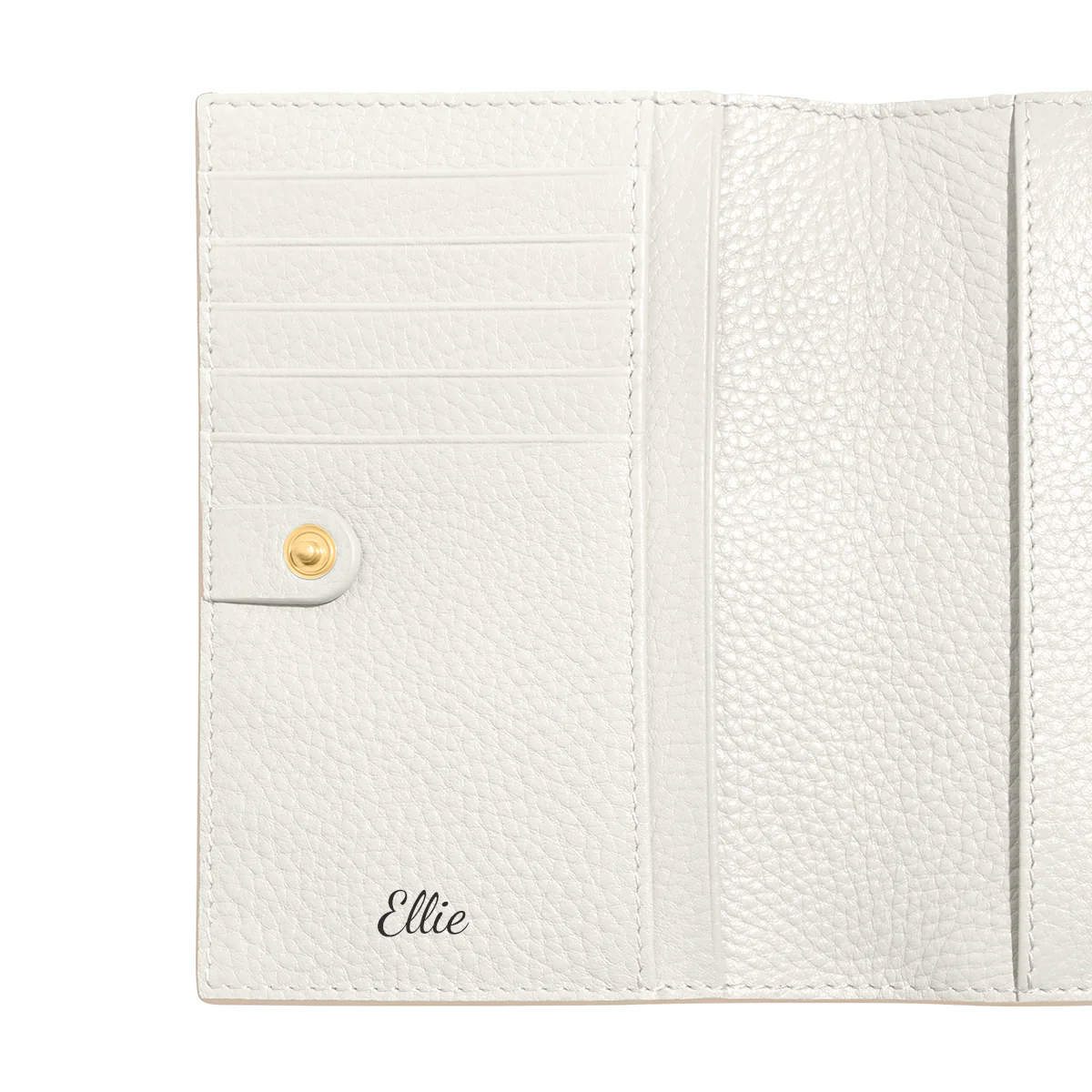 Leather Passport Holder (Ivory) - Image 9