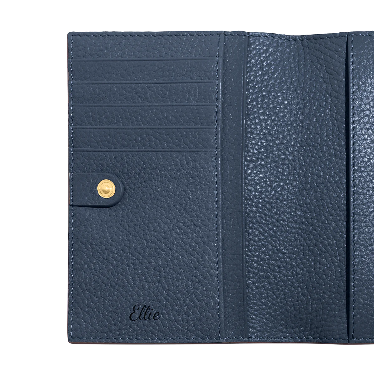 Leather Passport Holder (Navy) - Image 7