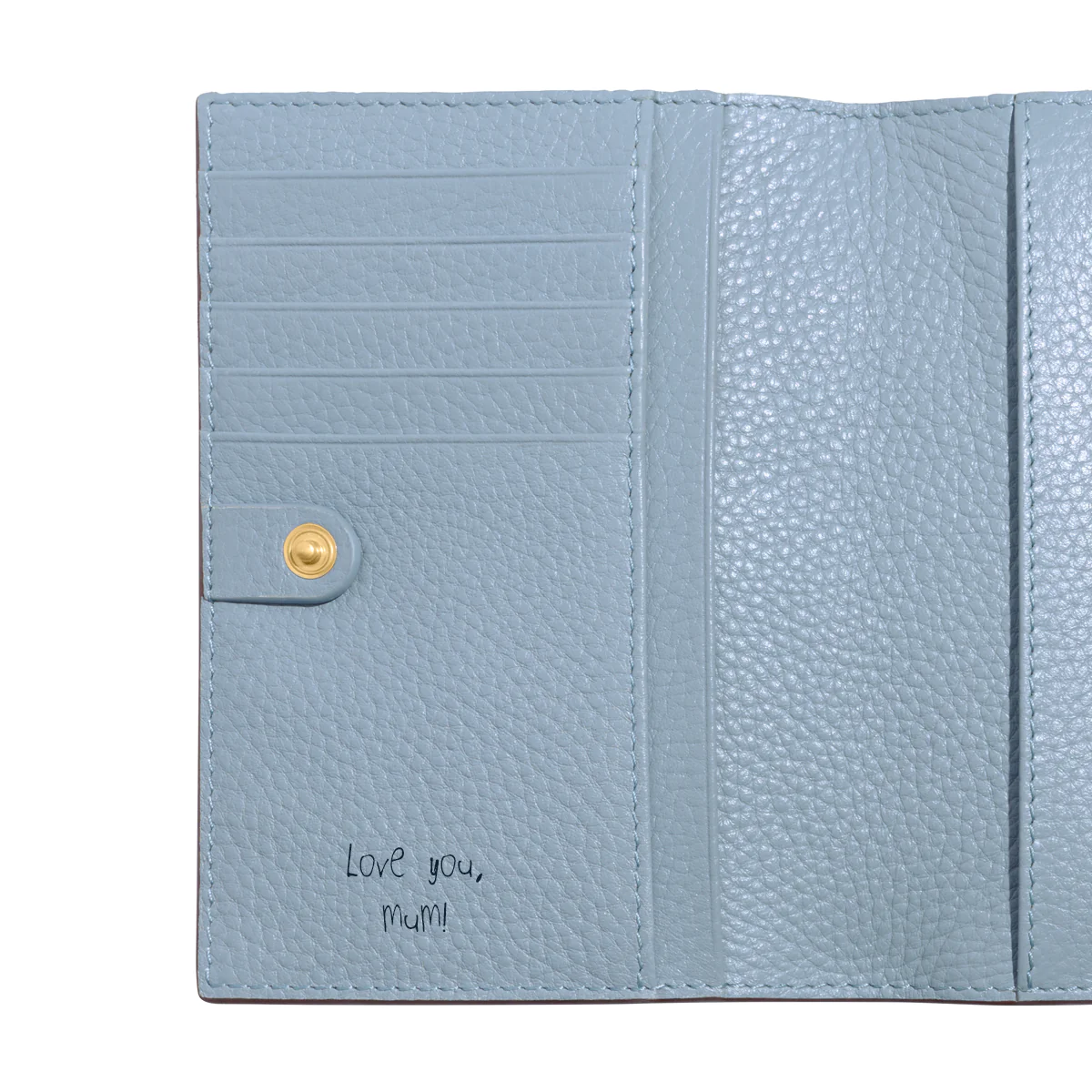 Leather Passport Holder (Powder Blue) - Image 10