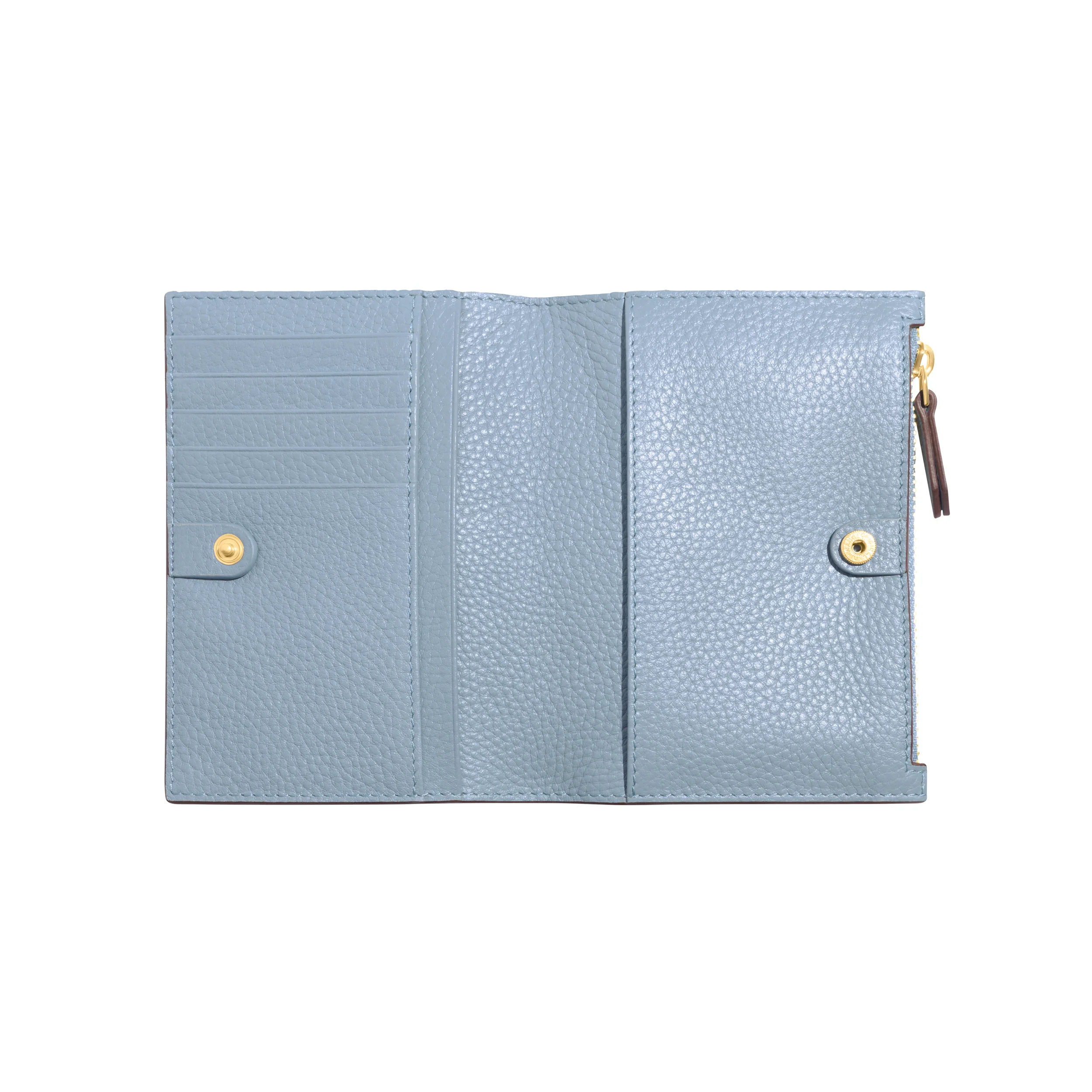 Leather Passport Holder (Powder Blue) - Image 3
