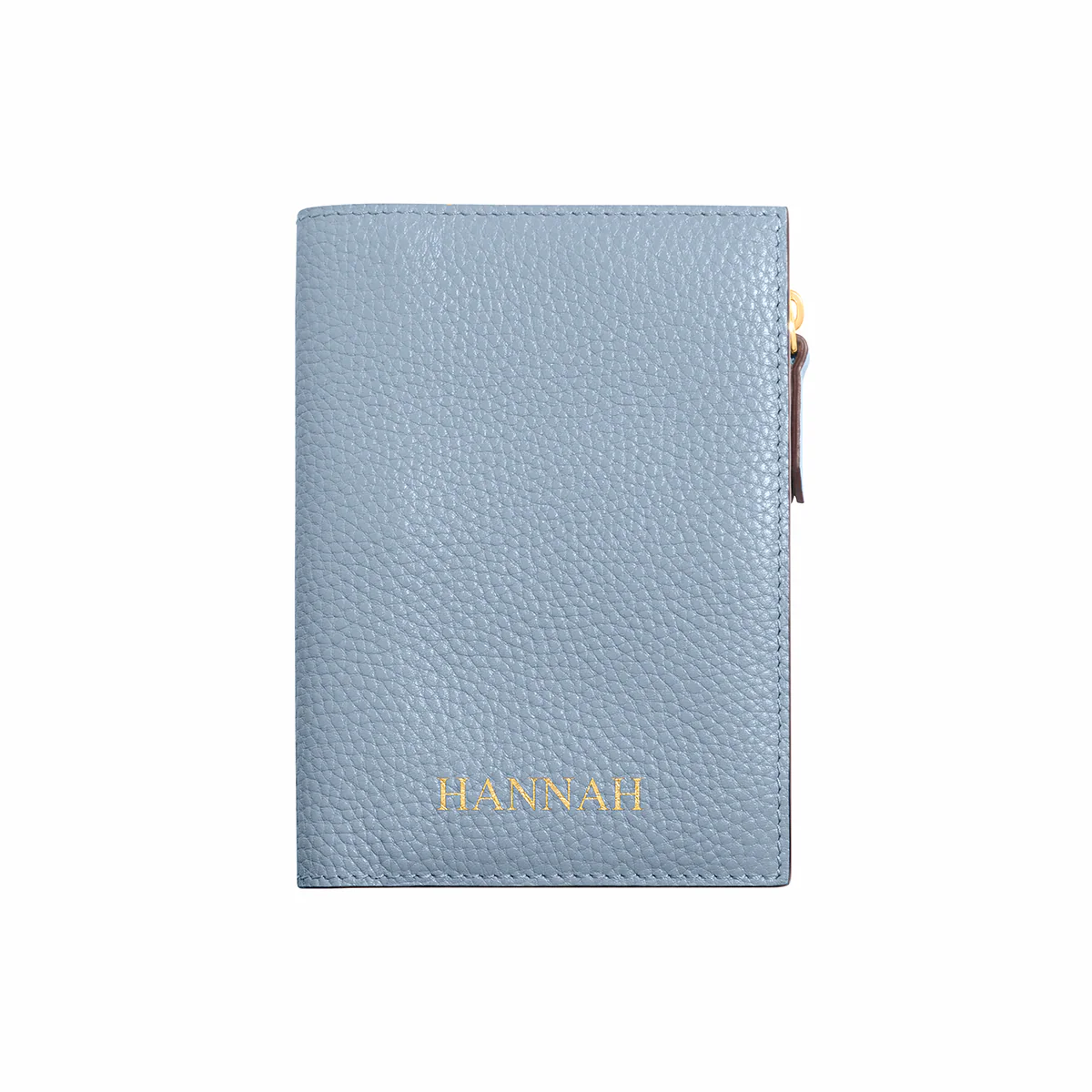 Leather Passport Holder (Powder Blue) - Image 6