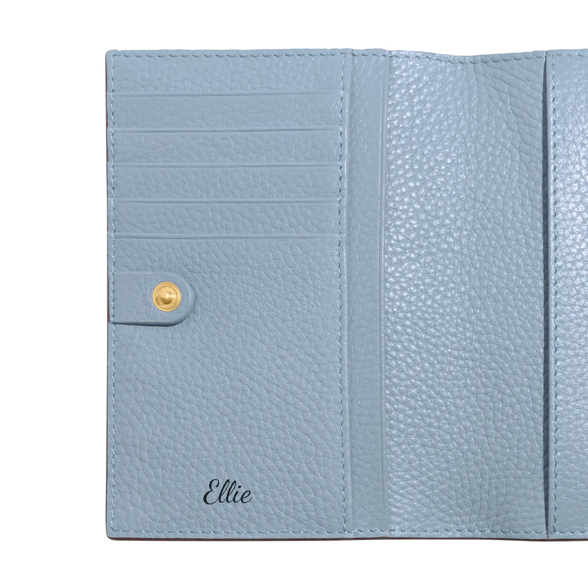 Leather Passport Holder (Powder Blue) - Image 8