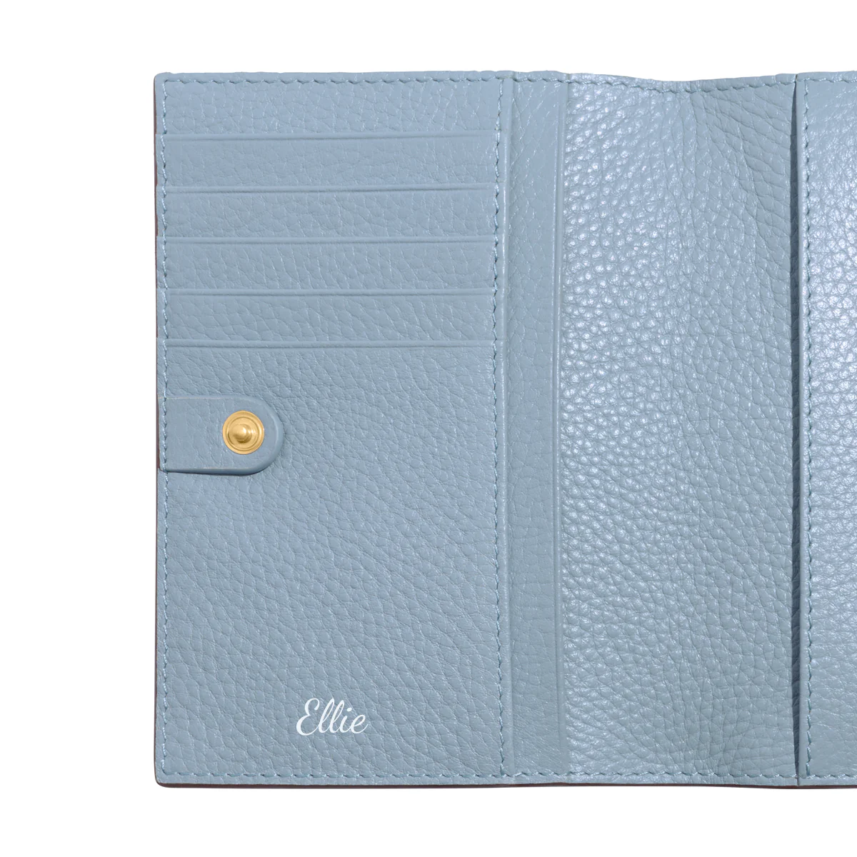 Leather Passport Holder (Powder Blue) - Image 9